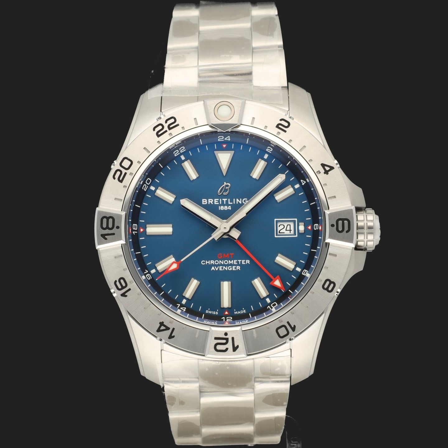 Breitling Avenger A32320101C1A1 (2024) - Blauw wijzerplaat 44mm Staal (3/7)