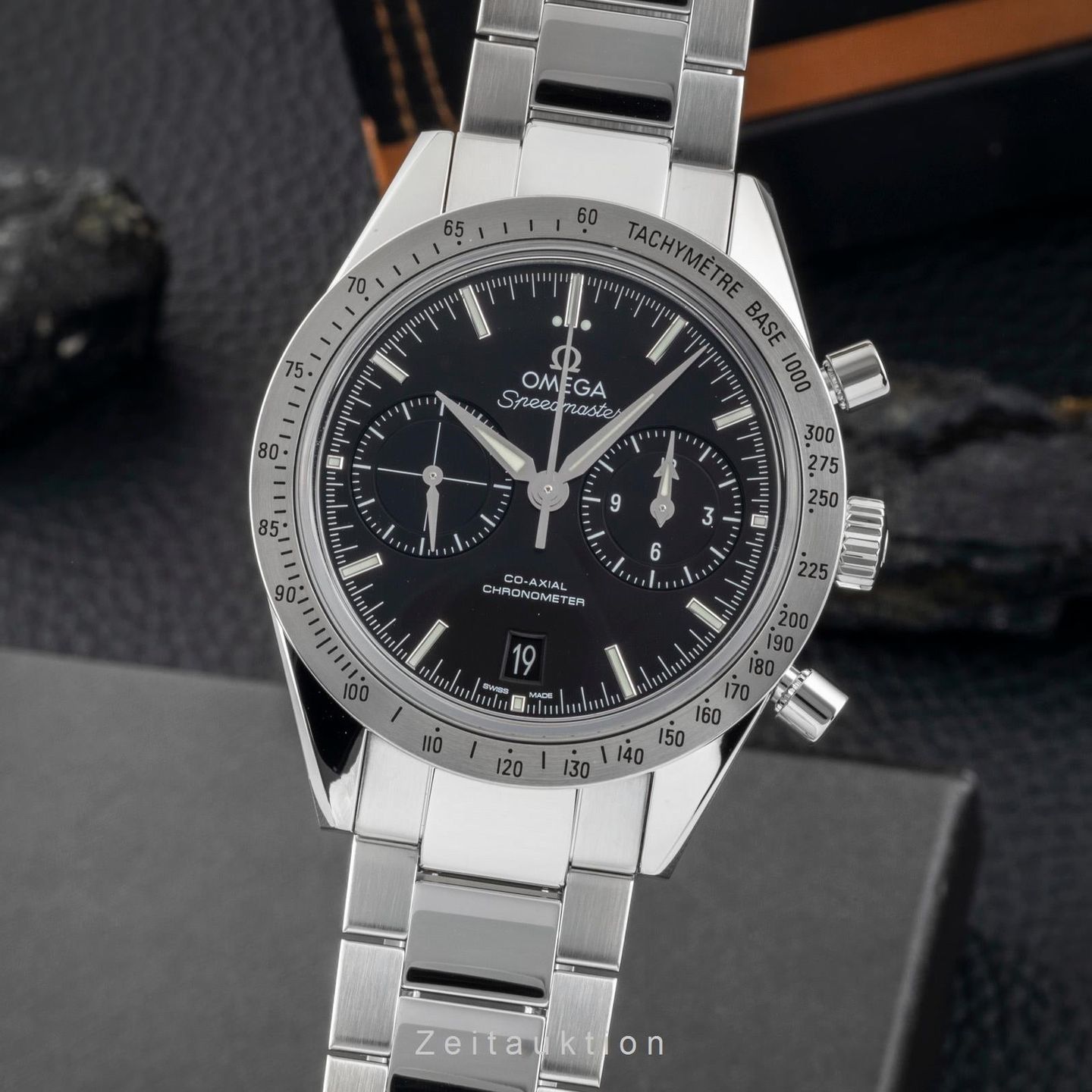 Omega Speedmaster '57 331.10.42.51.01.001 (Onbekend (willekeurig serienummer)) - Zwart wijzerplaat 42mm Staal (1/8)