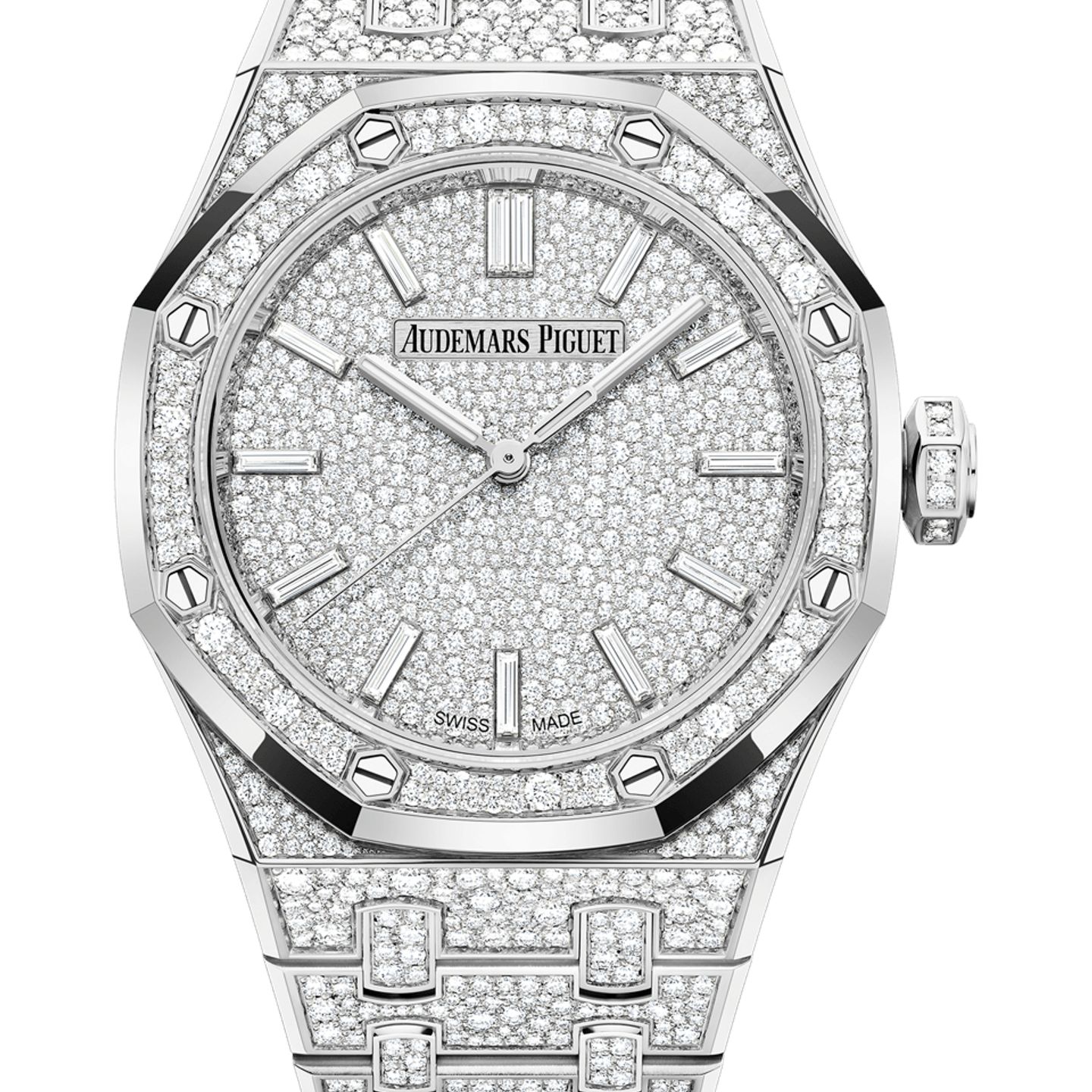 Audemars Piguet Royal Oak Selfwinding 15552BC.ZZ.1358BC.01 (2025) - Diamond dial 37 mm White Gold case (1/1)