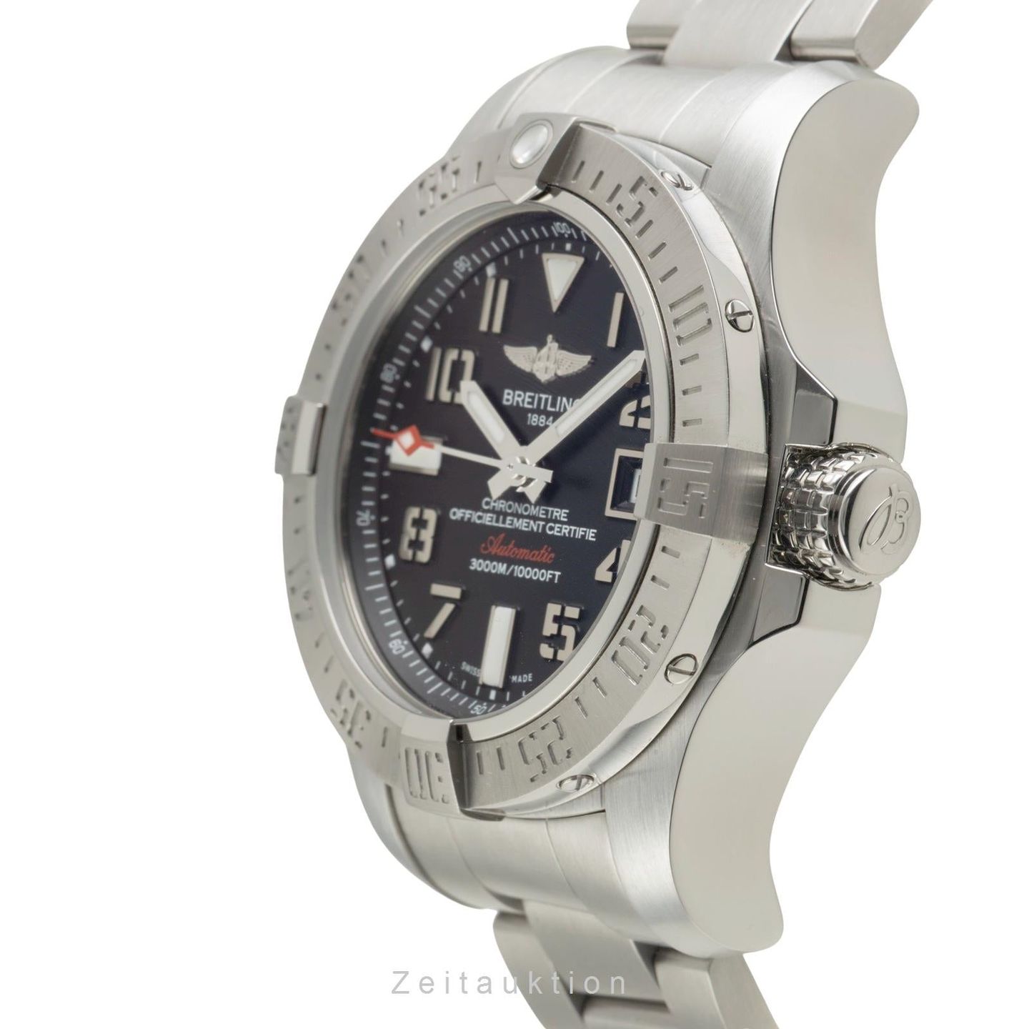 Breitling Avenger II Seawolf A17331101B2A1 (Unknown (random serial)) - Black dial 45 mm Steel case (5/8)