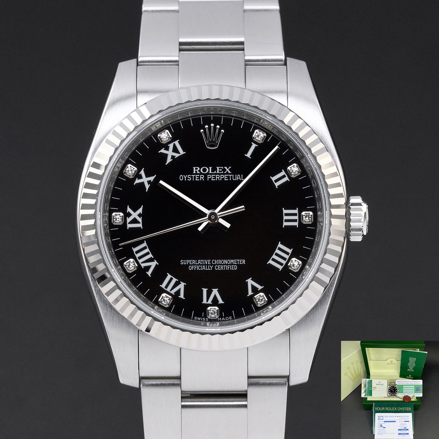 Rolex Oyster Perpetual 36 116034 (2009) - 36 mm Steel case (1/8)