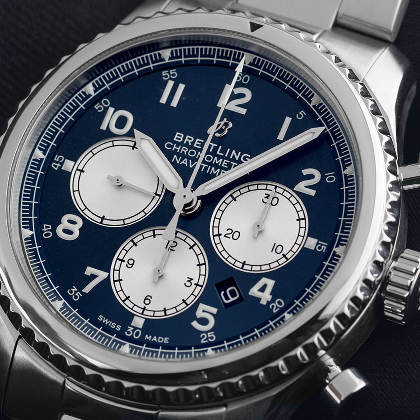 Breitling Navitimer 8 AB0117131C1A1 (2020) - Blauw wijzerplaat 43mm Staal (3/7)