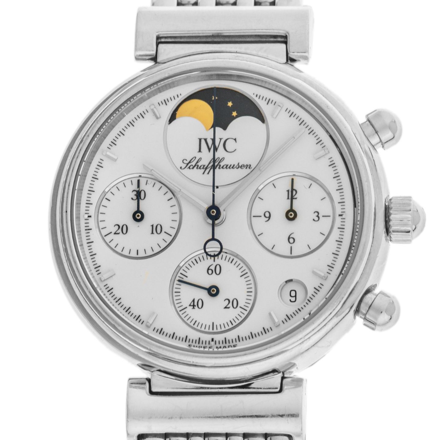 IWC Da Vinci Chronograph IW3736 (2000) - Silver dial 29 mm Steel case (1/8)