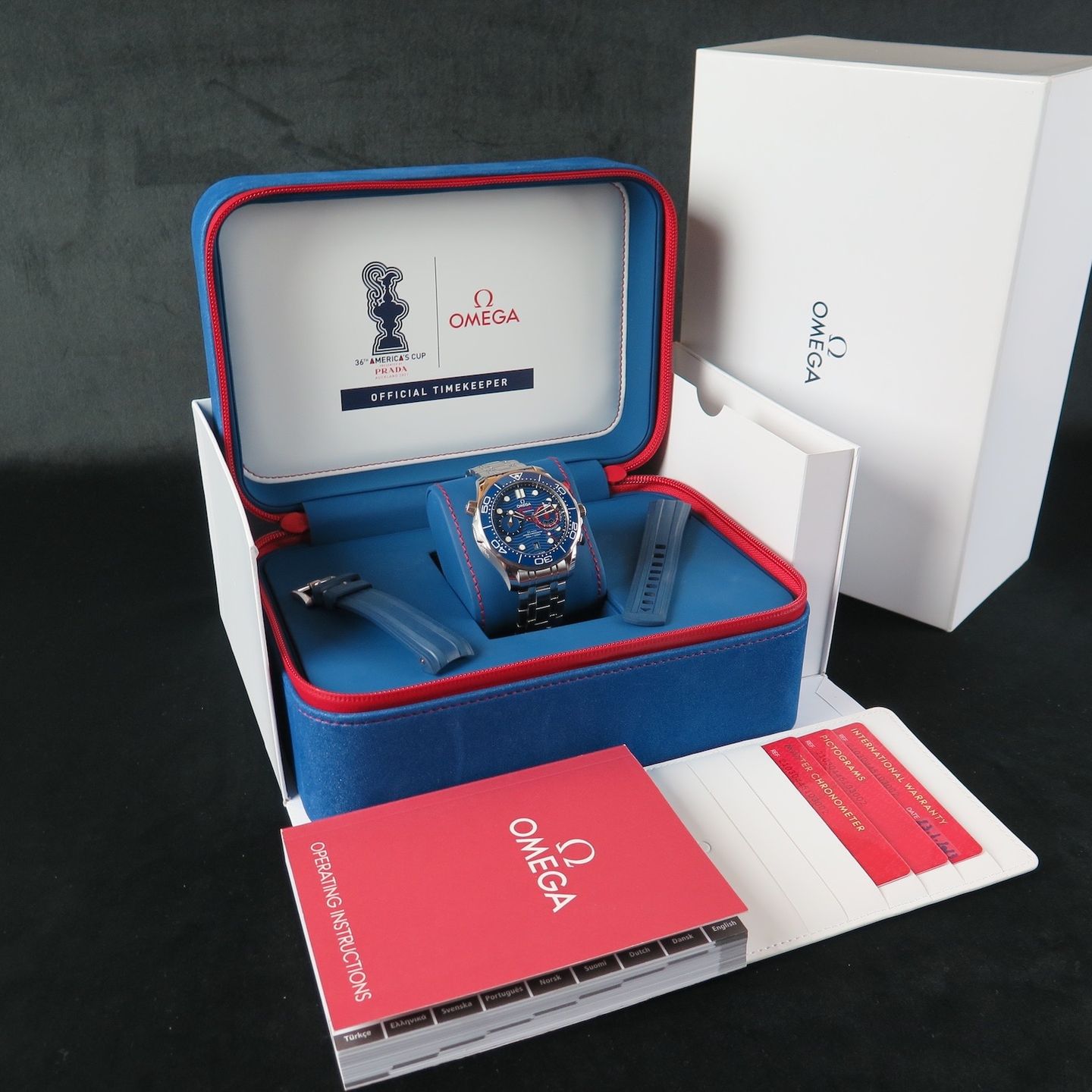 Omega Seamaster Diver 300 M 210.30.44.51.03.002 (2023) - Blauw wijzerplaat 44mm Staal (8/8)