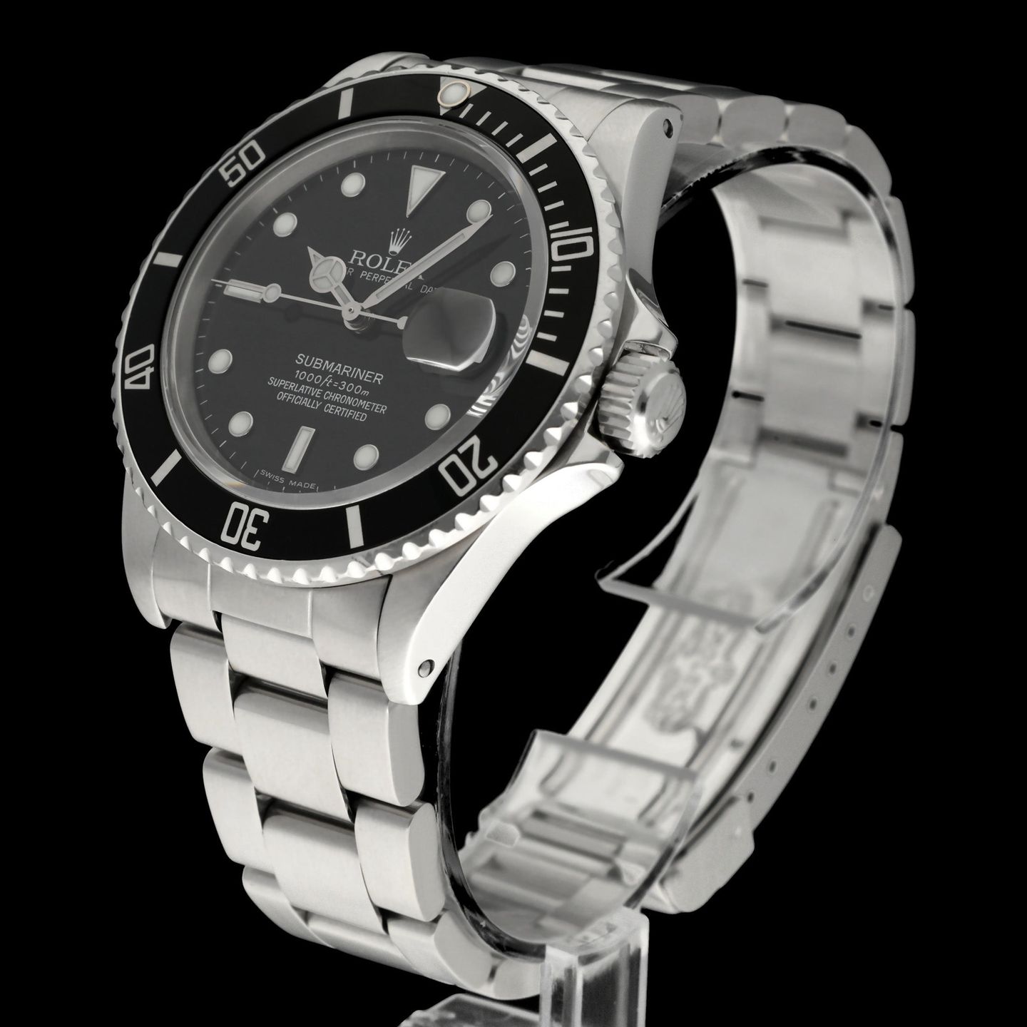 Rolex Submariner Date 16800 (1982) - Black dial 40 mm Steel case (5/8)