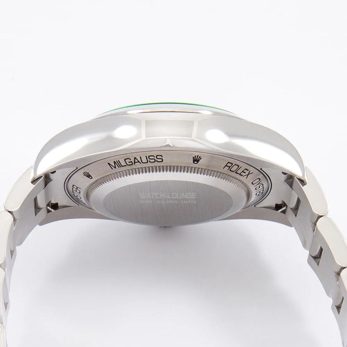 Rolex Milgauss 116400GV (2022) - Blue dial 40 mm Steel case (7/8)