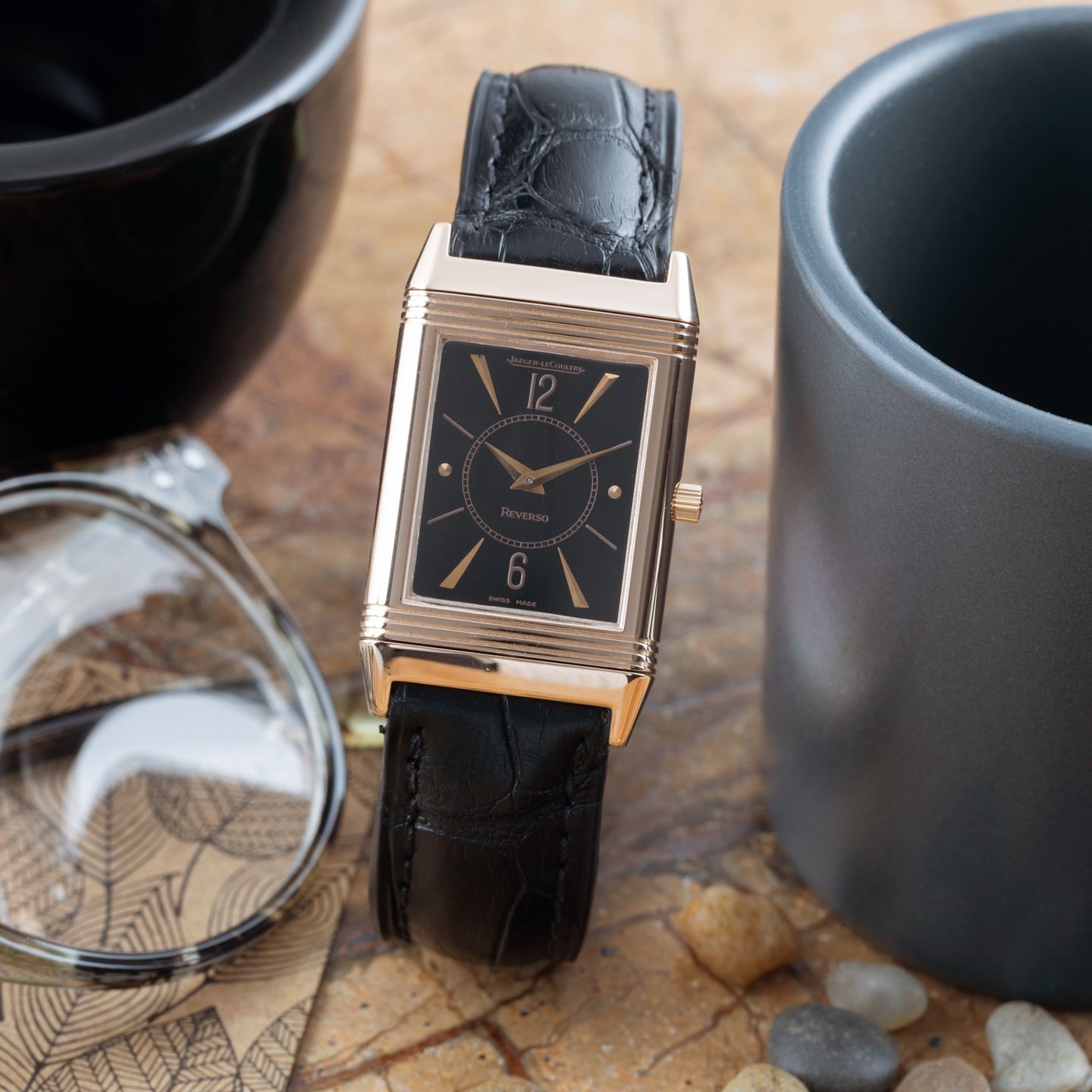 Jaeger-LeCoultre Reverso Q2658460 (Onbekend (willekeurig serienummer)) - Zilver wijzerplaat 20mm Staal (1/8)