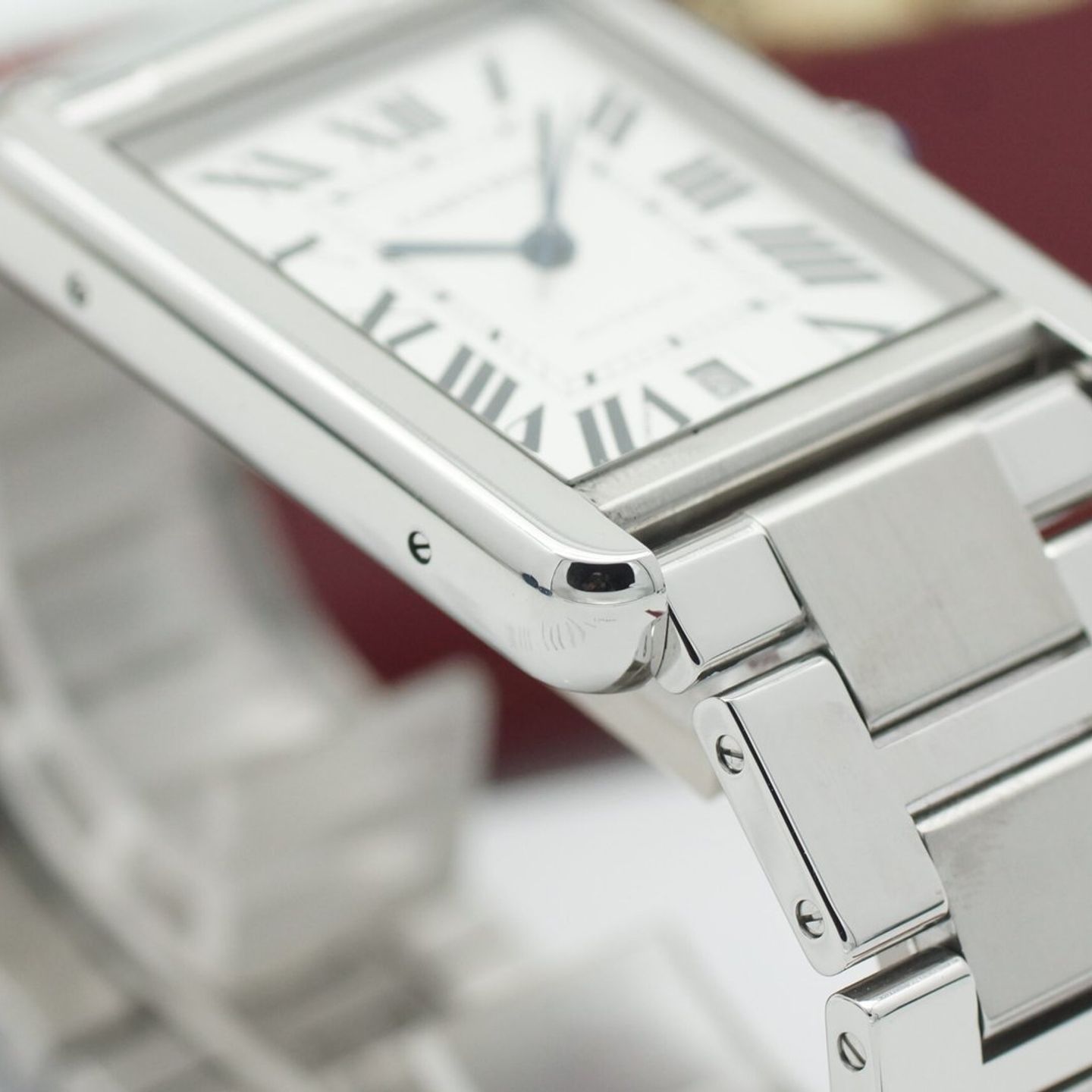 Cartier Tank Solo W5200028 (2016) - Silver dial 31 mm Steel case (7/8)