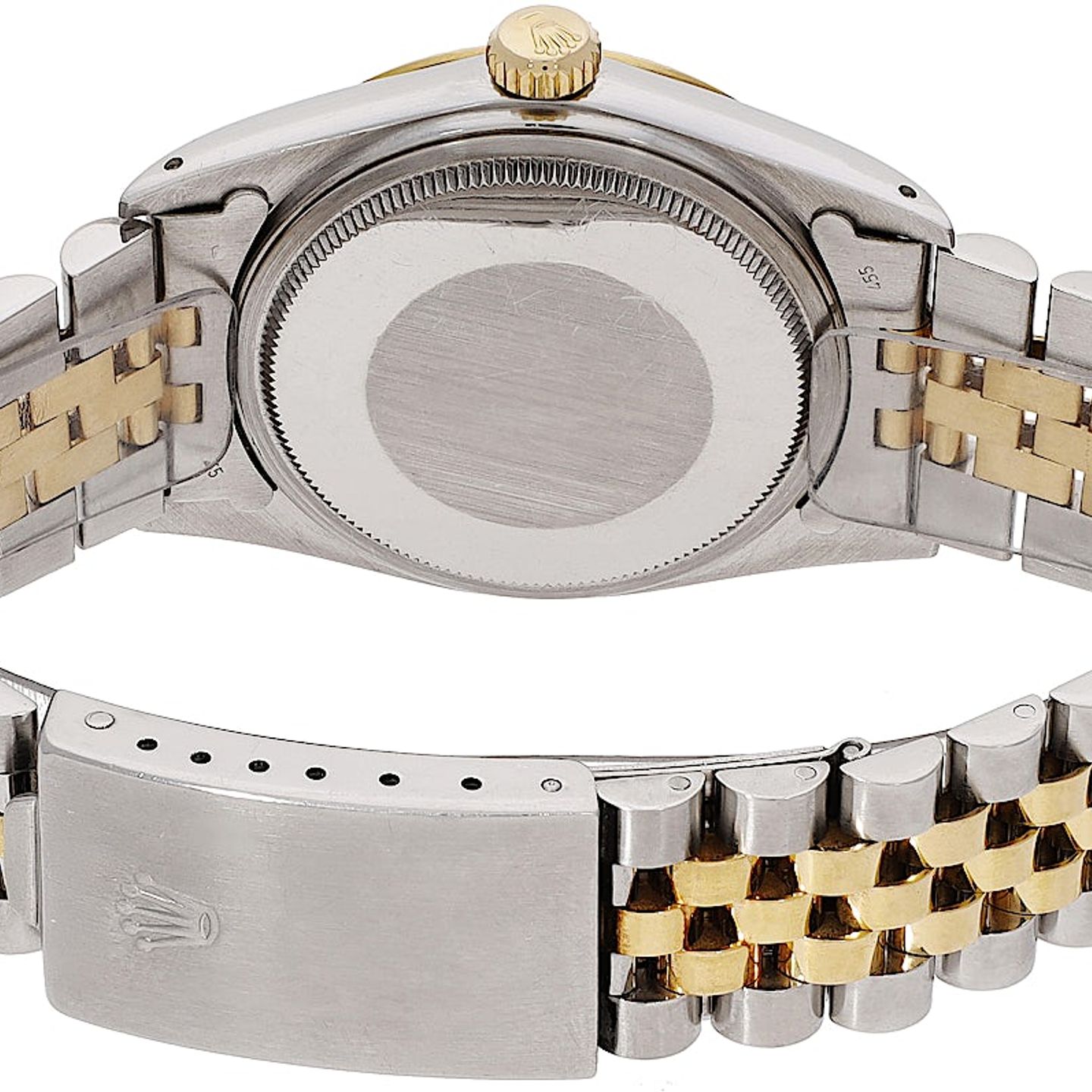 Rolex Datejust 16013 (1985) - Brown dial 36 mm Gold/Steel case (6/6)