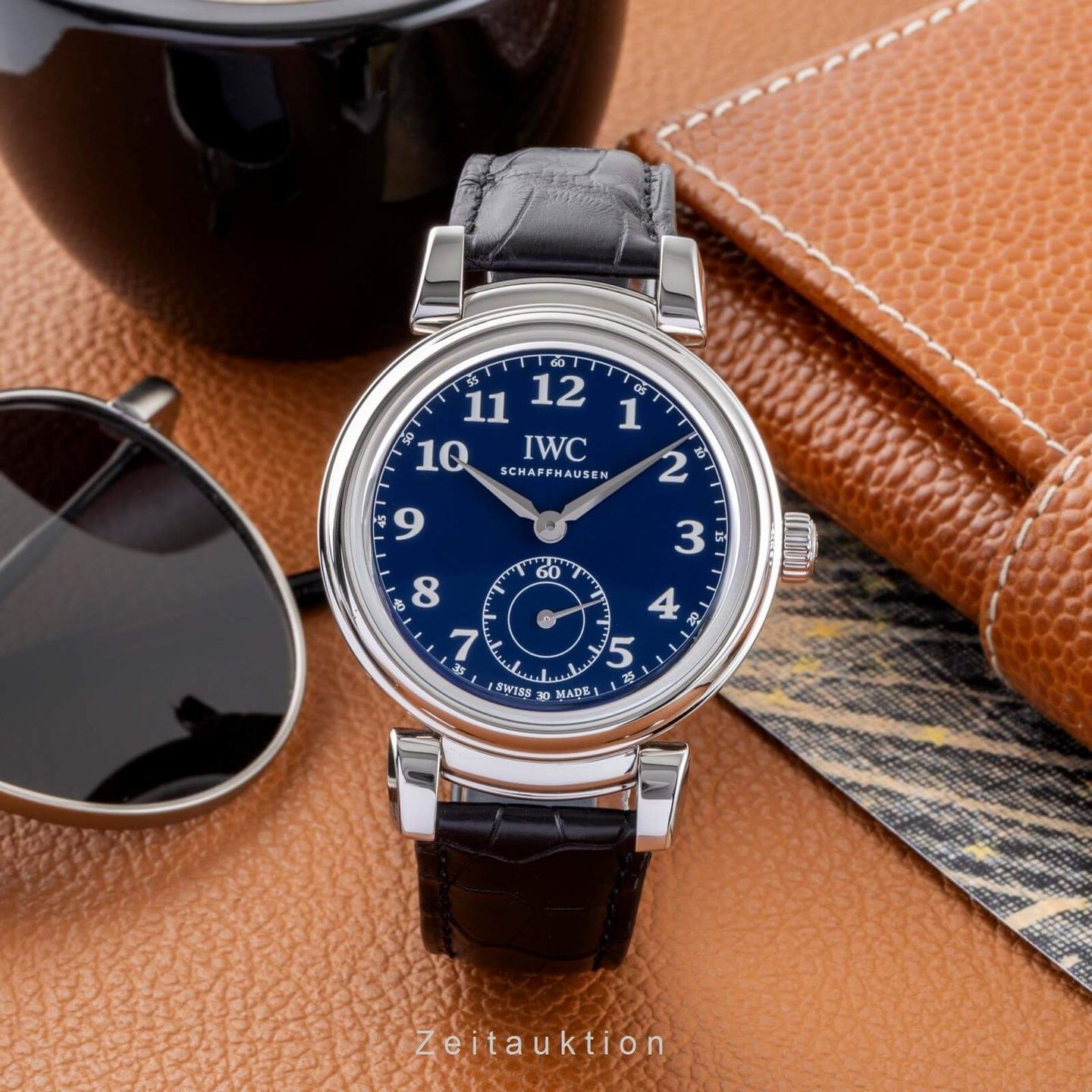 IWC Da Vinci Automatic IW358102 (Onbekend (willekeurig serienummer)) - Blauw wijzerplaat 40mm Staal (3/8)