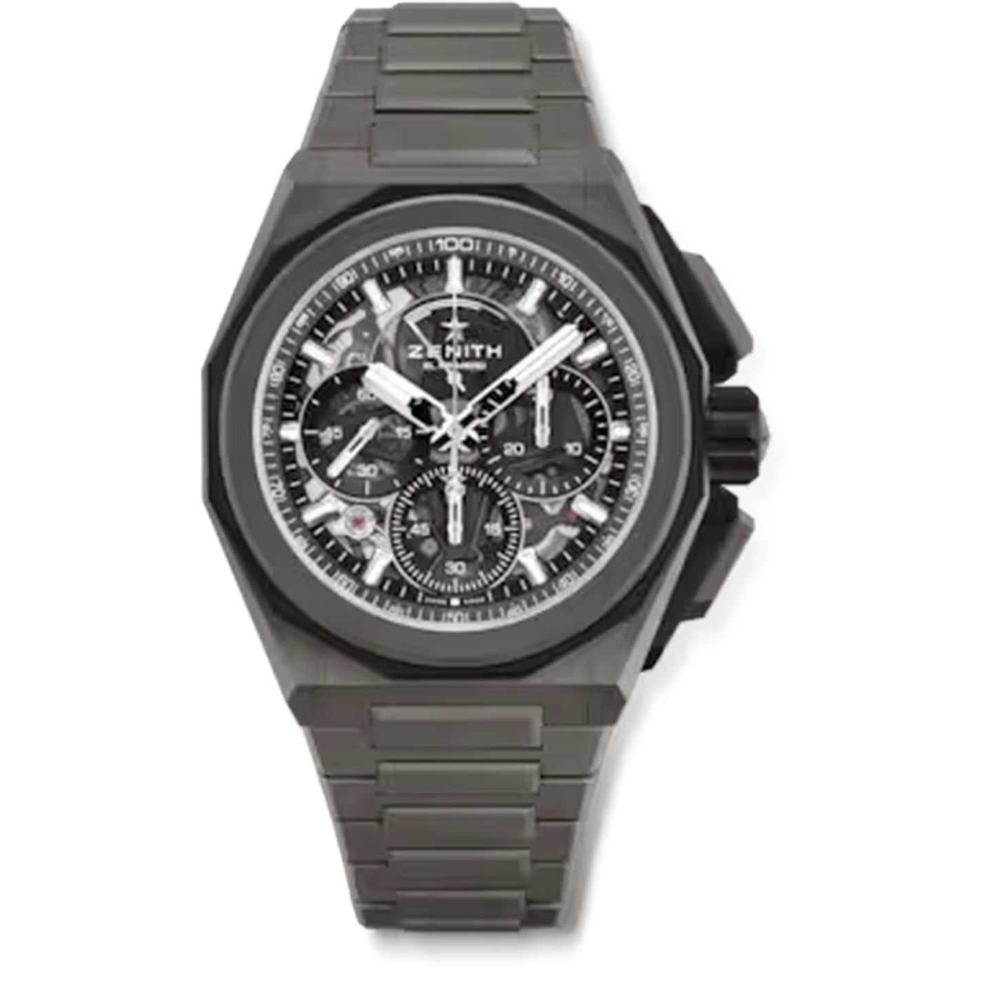 Zenith Defy 97.9100.9004/02.I001 (2025) - Zwart wijzerplaat 45mm Titanium (1/1)