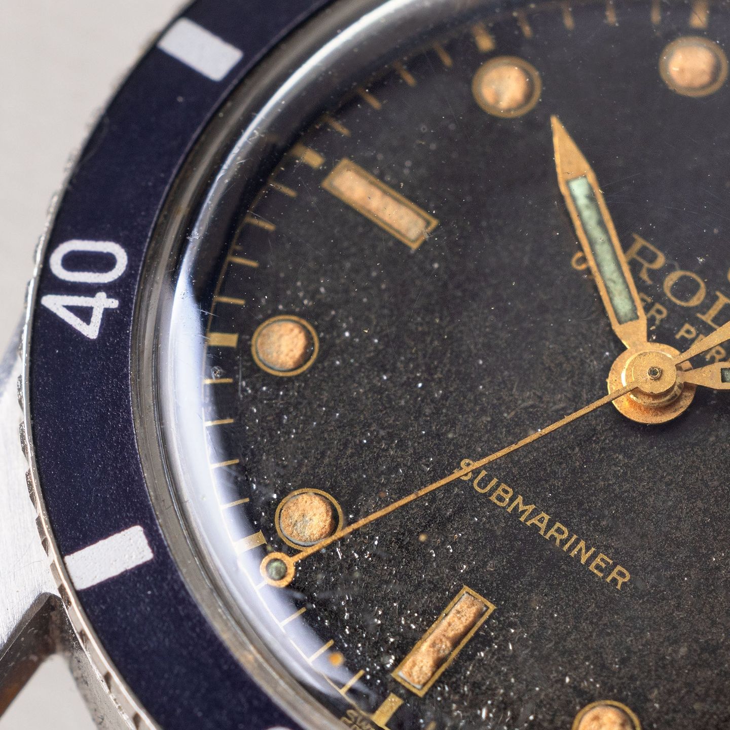 Rolex Submariner No Date 6205 (1955) - Zwart wijzerplaat 38mm Staal (8/8)