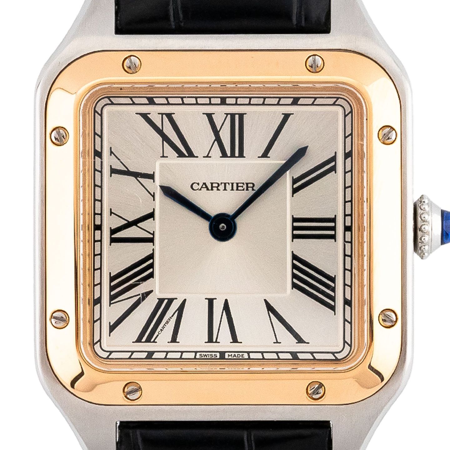 Cartier Santos Dumont W2SA0012 (2022) - Silver dial 28 mm Steel case (2/5)