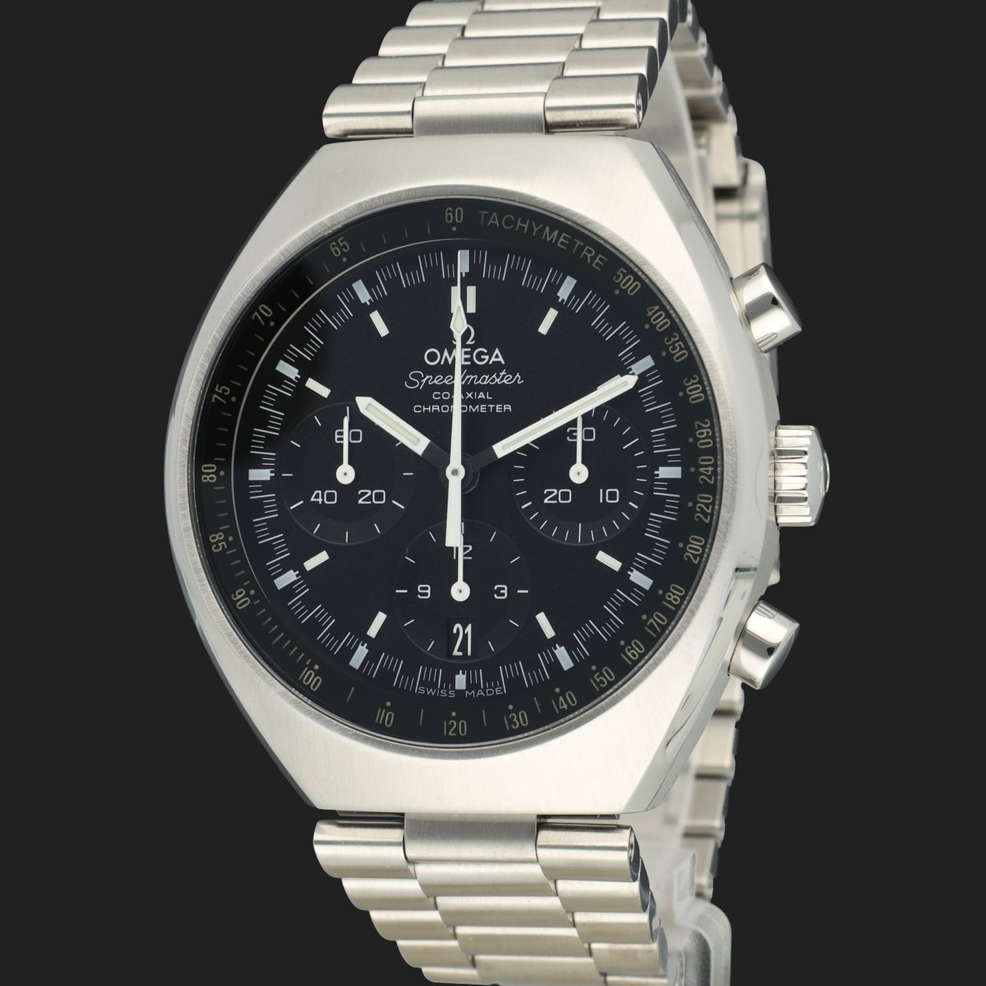 Omega Speedmaster Mark II 327.10.43.50.01.001 (2016) - Black dial 42 mm Steel case (1/6)