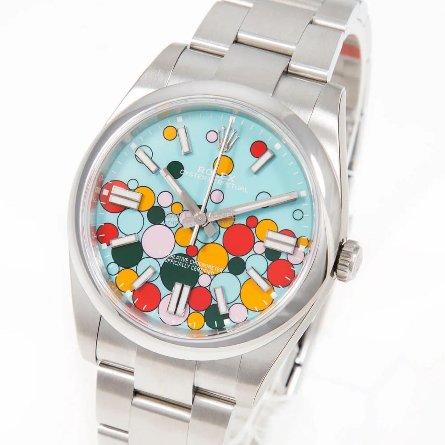 Rolex Oyster Perpetual 41 124300 (2025) - Turquoise dial 41 mm Steel case (1/8)