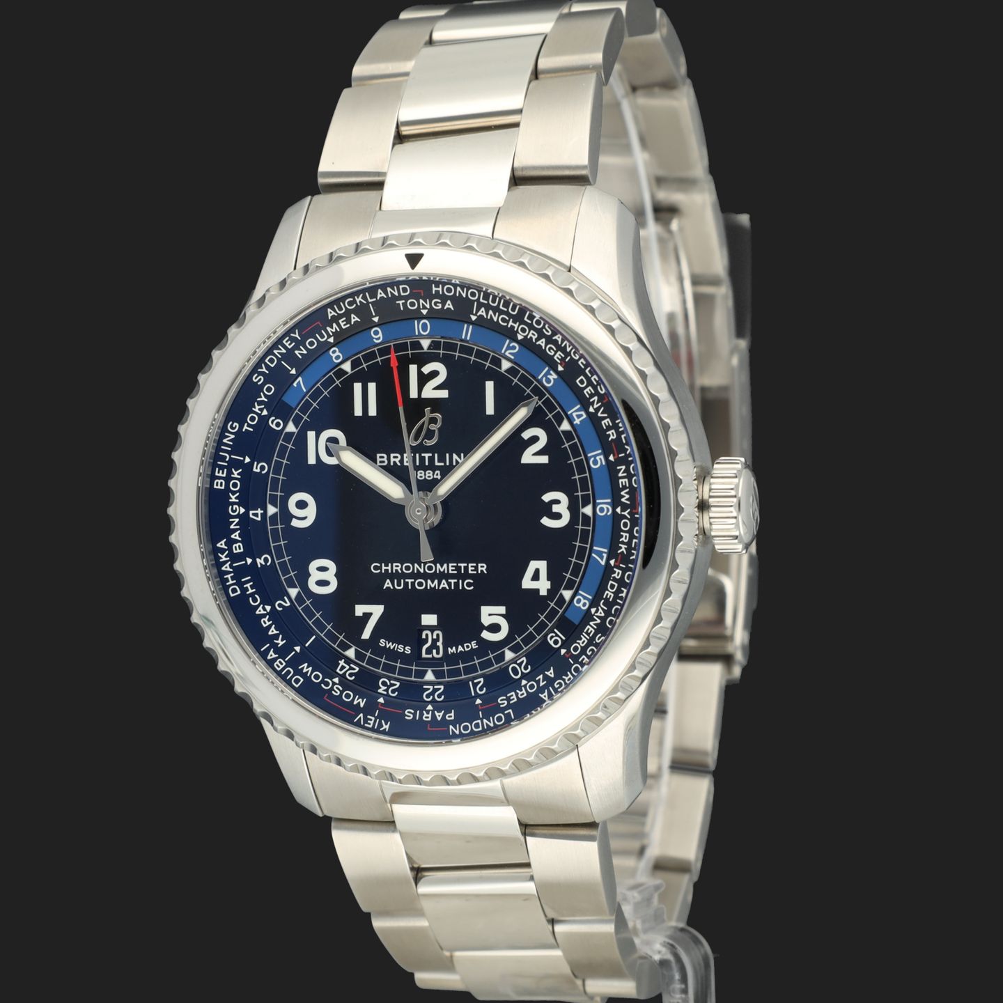 Breitling Navitimer 8 AB3521U41B1A1 (2020) - Zwart wijzerplaat 43mm Staal (1/8)