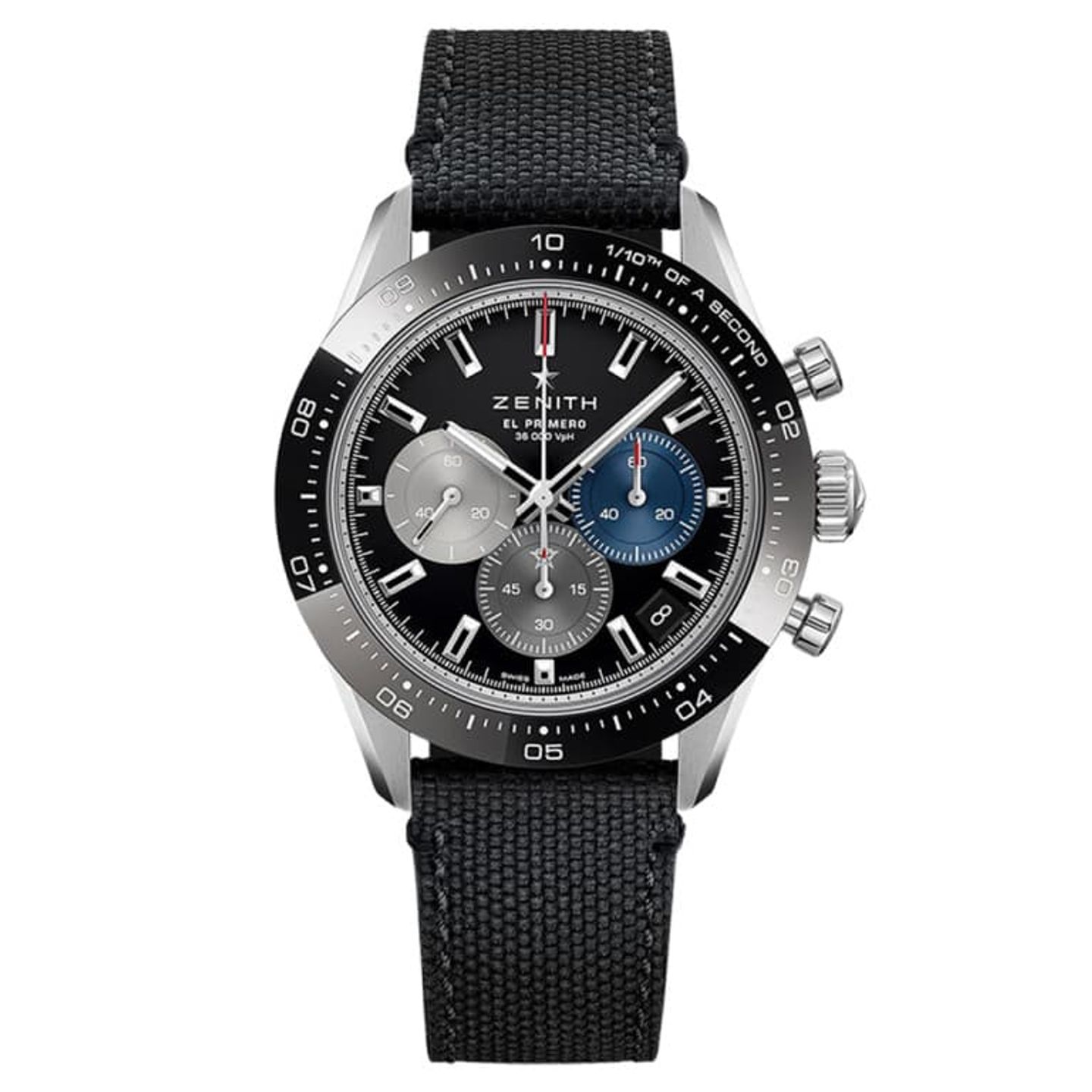 Zenith Chronomaster Sport 03.3100.3600/21.C822 (2023) - Zwart wijzerplaat 41mm Staal (1/1)