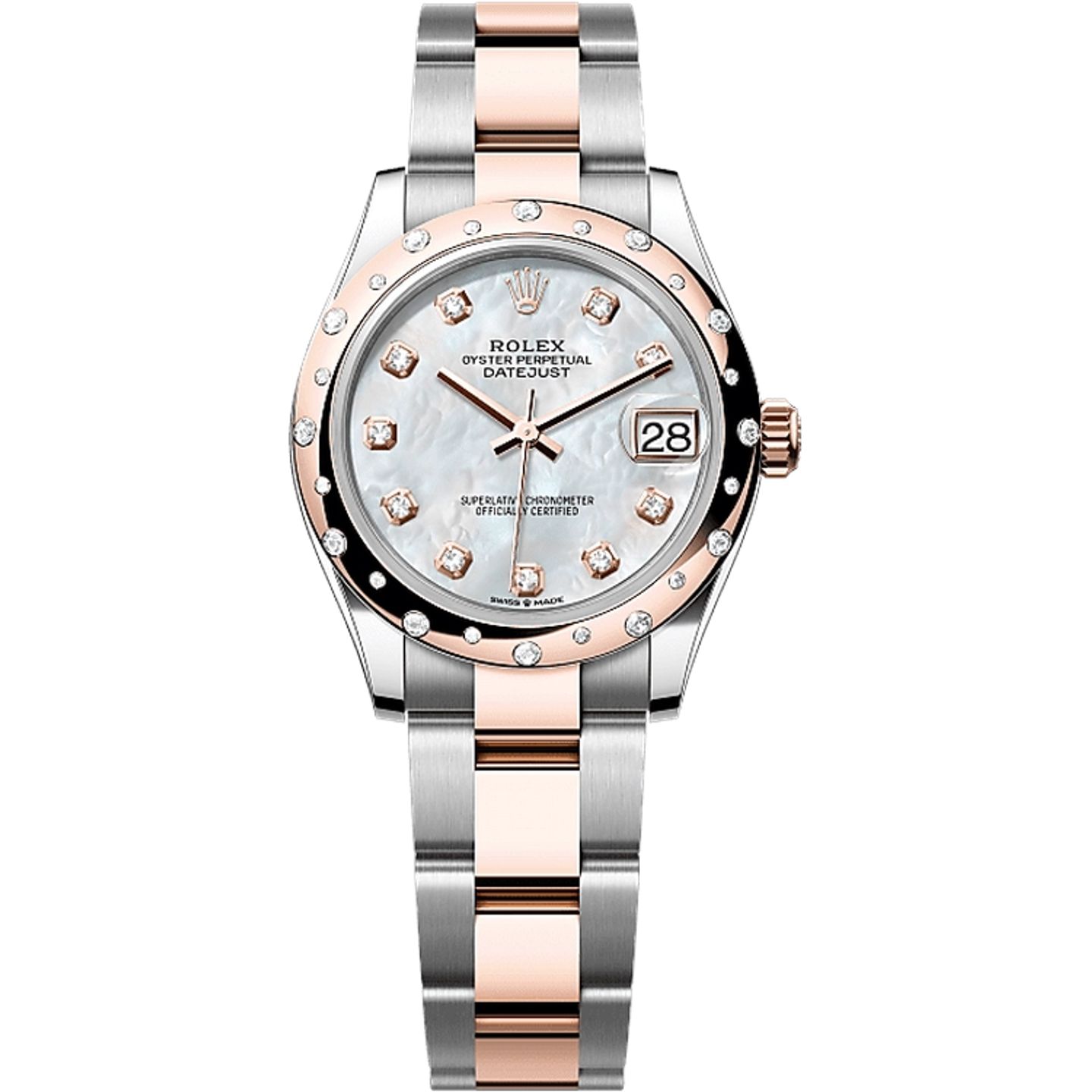 Rolex Datejust 31 278341RBR (2025) - Parelmoer wijzerplaat 31mm Staal (1/1)