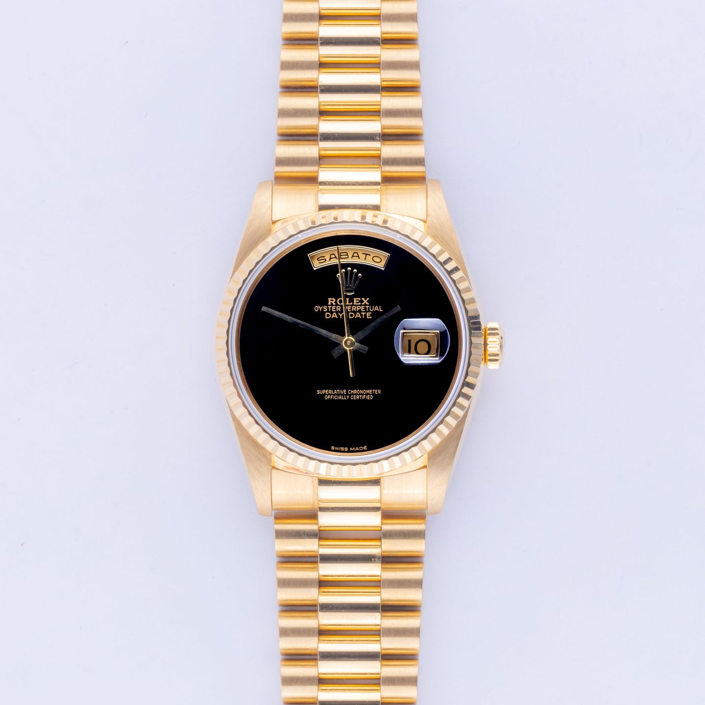 Rolex Day-Date 36 18238 (1989) - 36 mm Yellow Gold case (3/8)