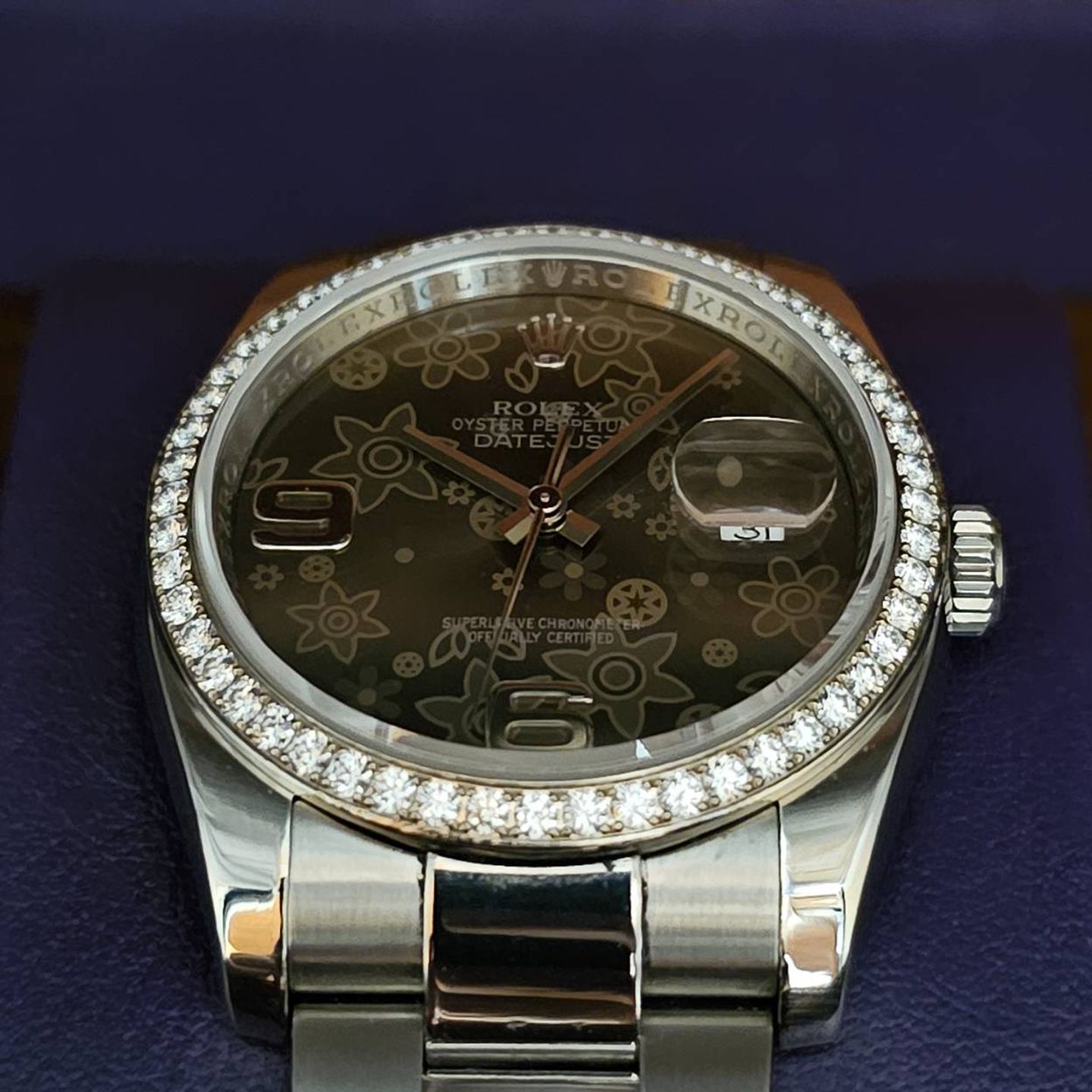 Rolex Datejust 36 116244 (2010) - Grey dial 36 mm Steel case (2/5)