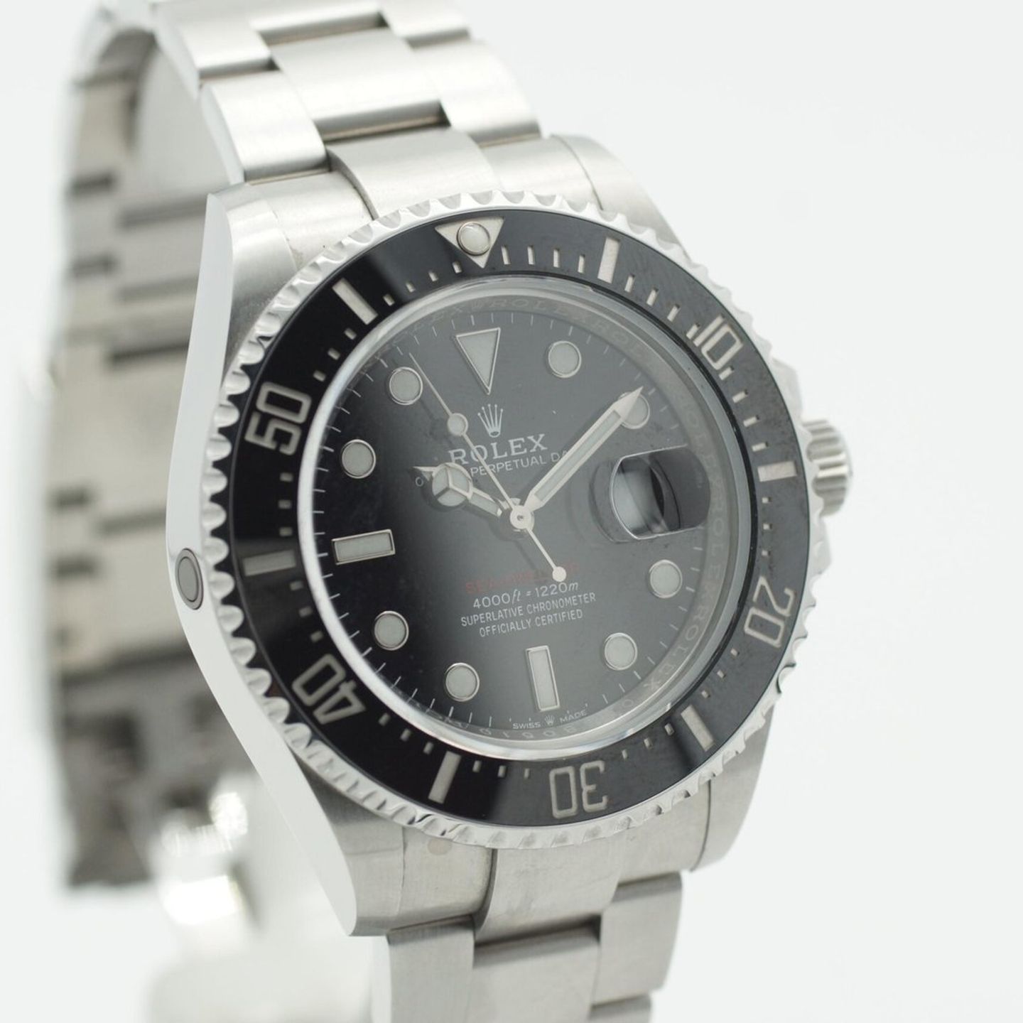Rolex Sea-Dweller 126600 (2018) - Zwart wijzerplaat 43mm Staal (3/8)