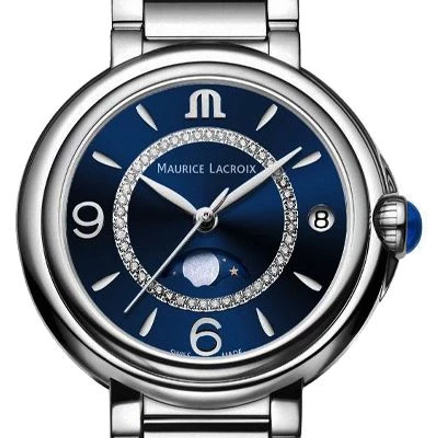 Maurice Lacroix Fiaba FA1084-SS002-420-1 (2024) - Blue dial 32 mm Steel case (2/2)