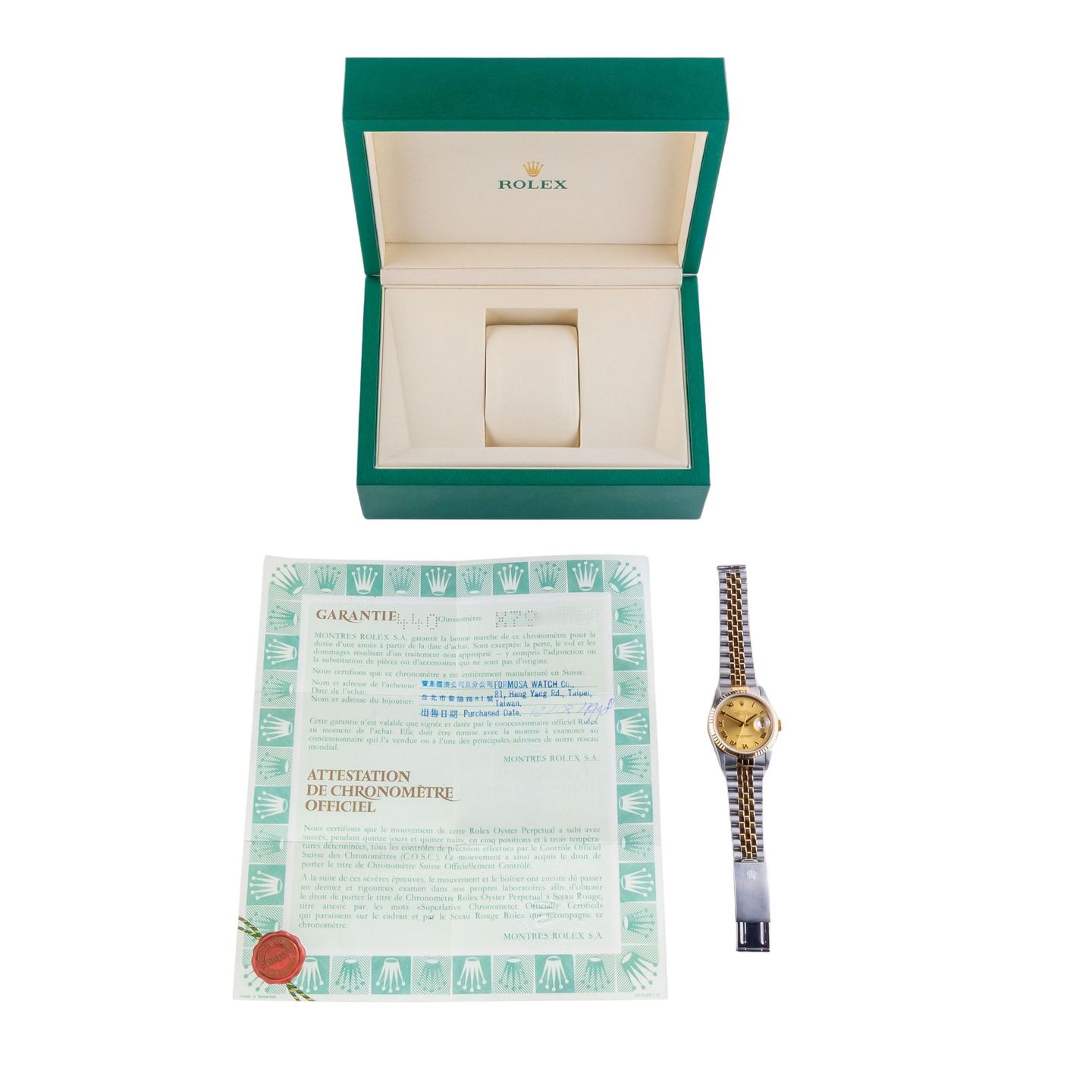 Rolex Datejust 36 16233 (1991) - 36 mm Gold/Steel case (8/8)