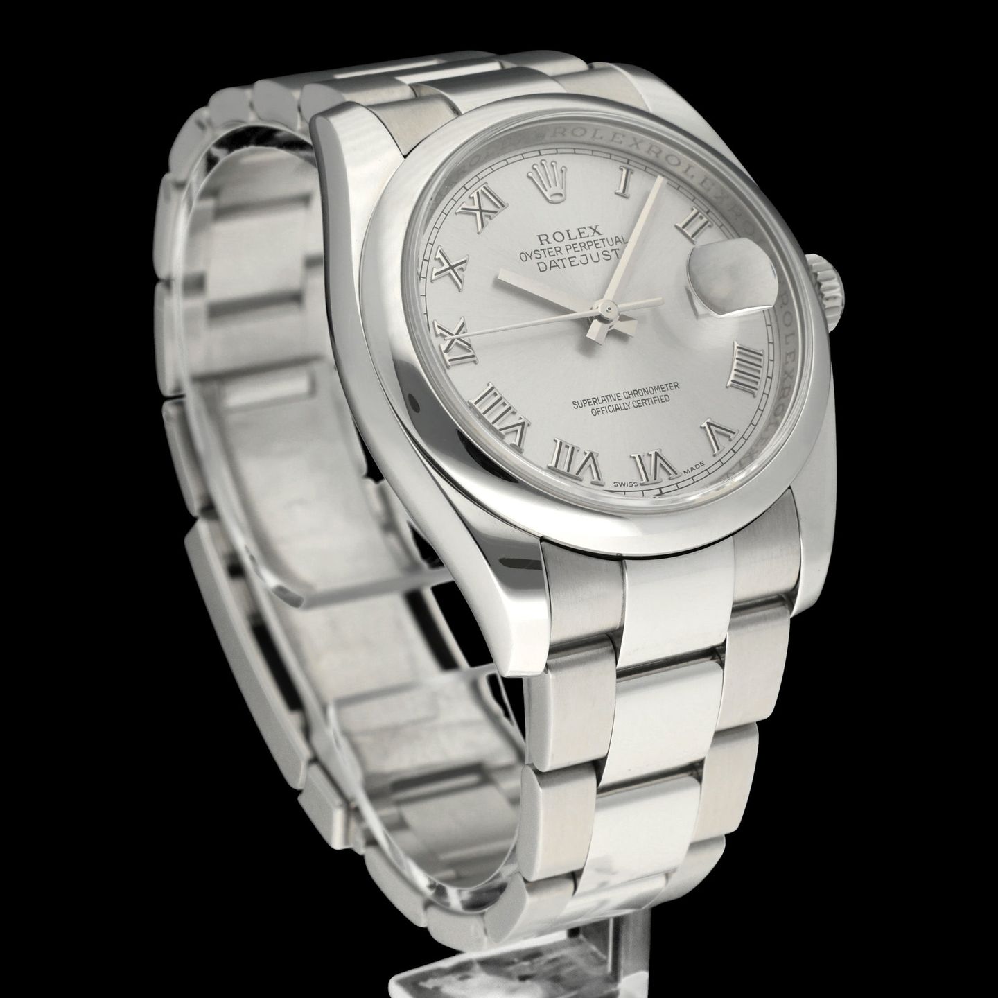 Rolex Datejust 36 116200 (2015) - Zilver wijzerplaat 36mm Staal (4/8)