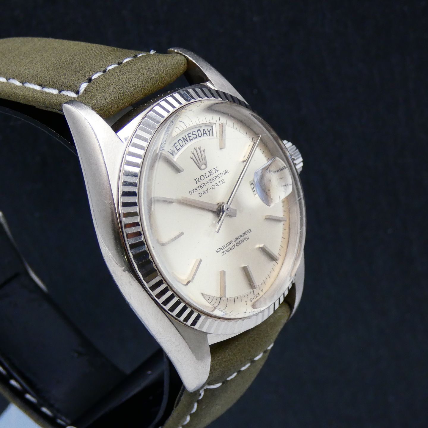 Rolex Day-Date 36 1803 (1967) - Zilver wijzerplaat 36mm Witgoud (3/5)