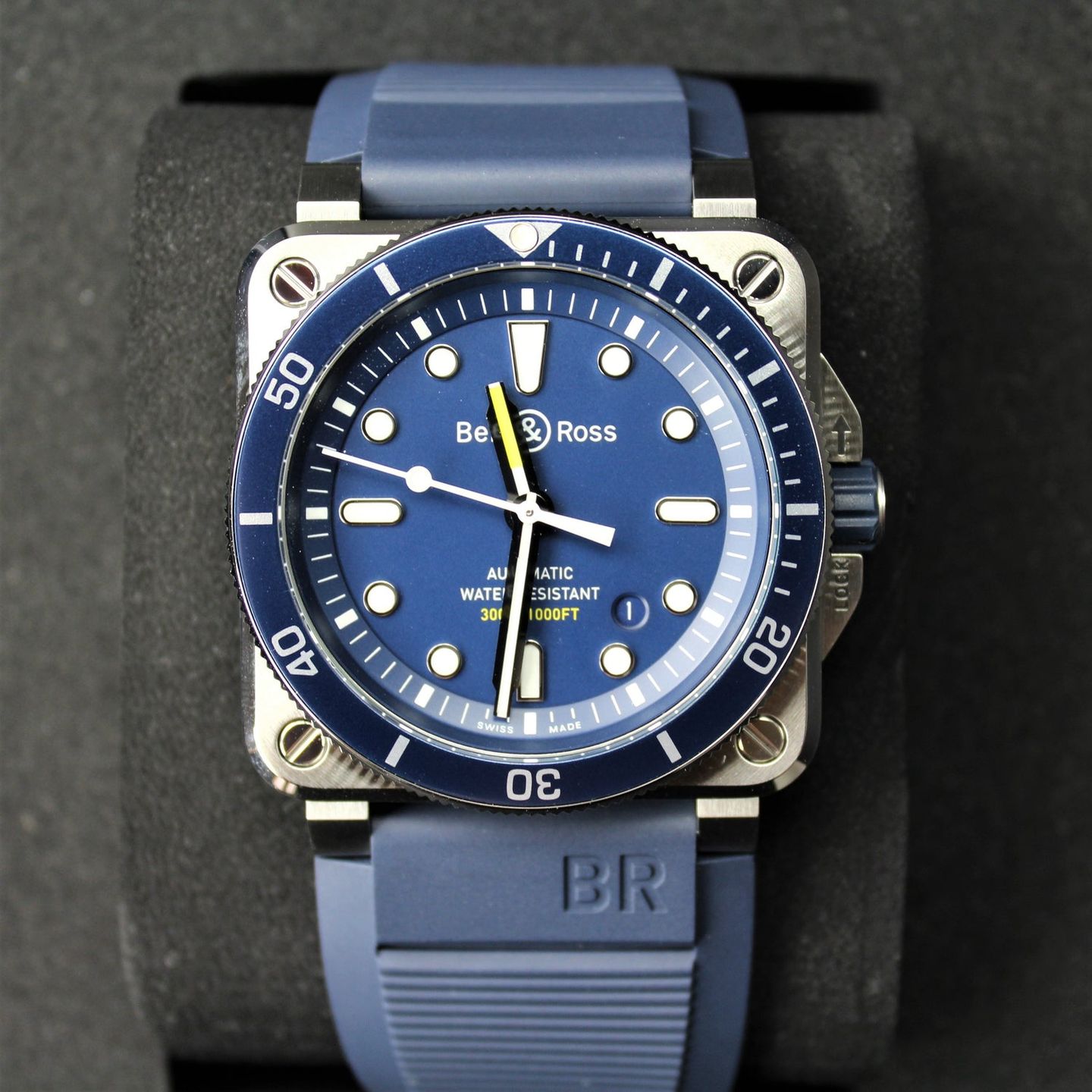 Bell & Ross BR 03-92 Steel BR0392-D-BU-ST/SRB - (1/1)