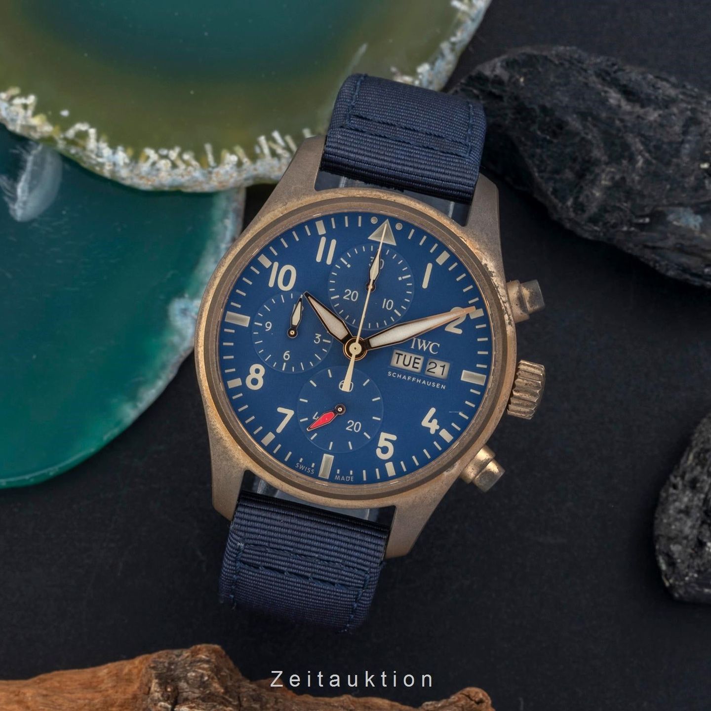 IWC Pilot Chronograph IW388109 (Onbekend (willekeurig serienummer)) - 41mm Brons (3/8)