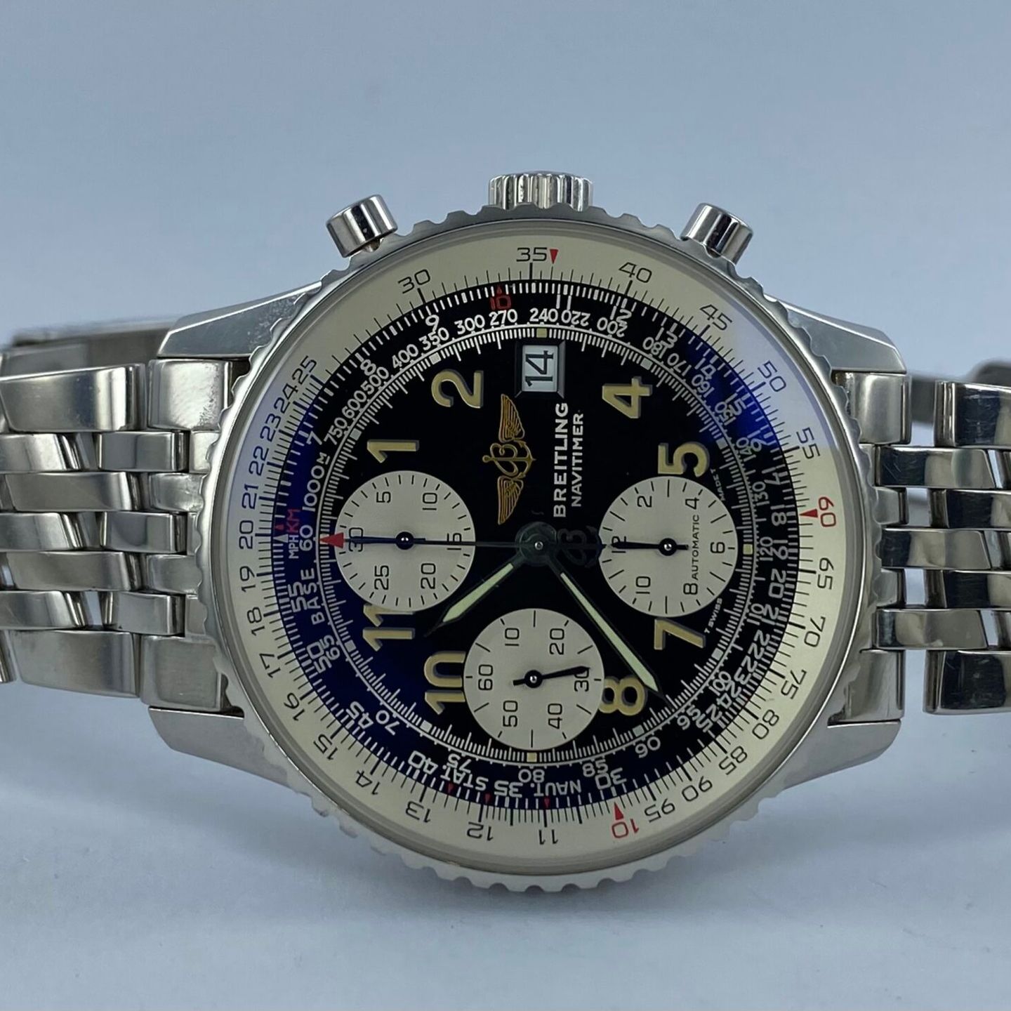 Breitling Old Navitimer A13022 (Unknown (random serial)) - 41 mm Steel case (1/5)