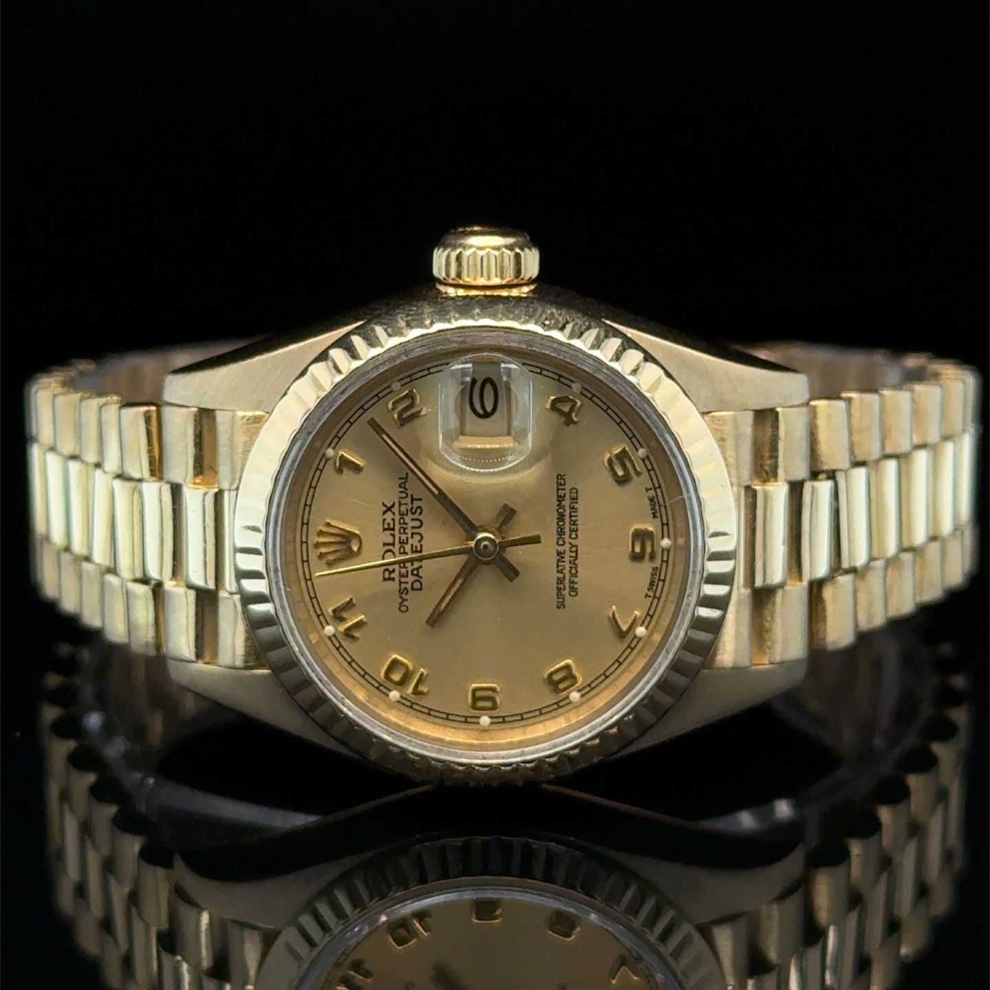 Rolex Lady-Datejust 69178 (1984) - 26 mm Yellow Gold case (8/8)