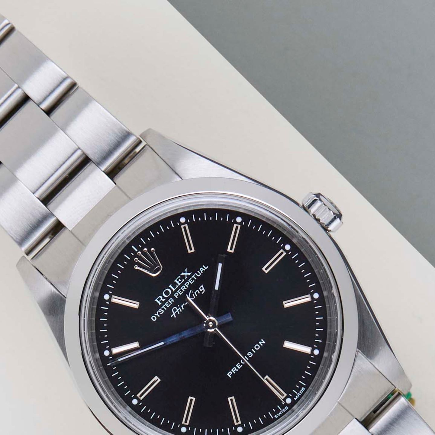 Rolex Air-King 14000 (2000) - 34mm Staal (3/8)