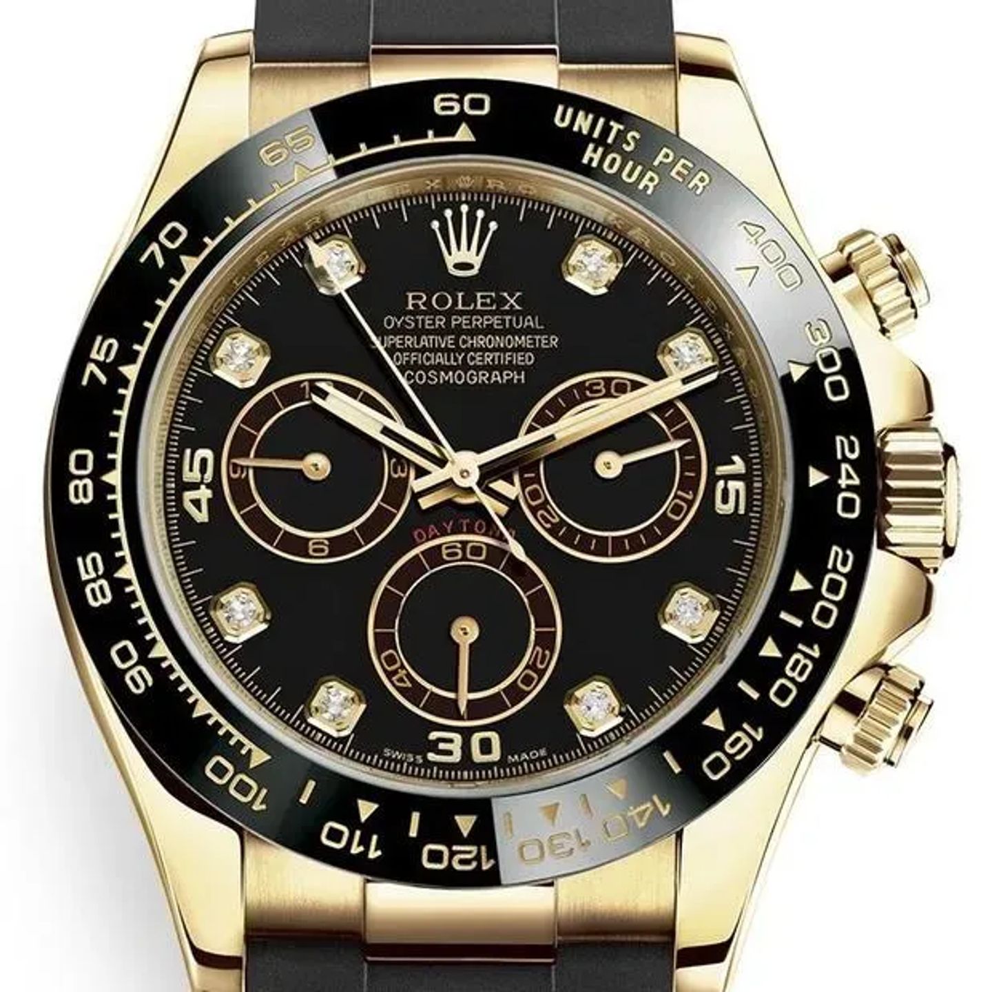 Rolex Daytona 116518LN (2023) - Black dial 40 mm Yellow Gold case (3/5)