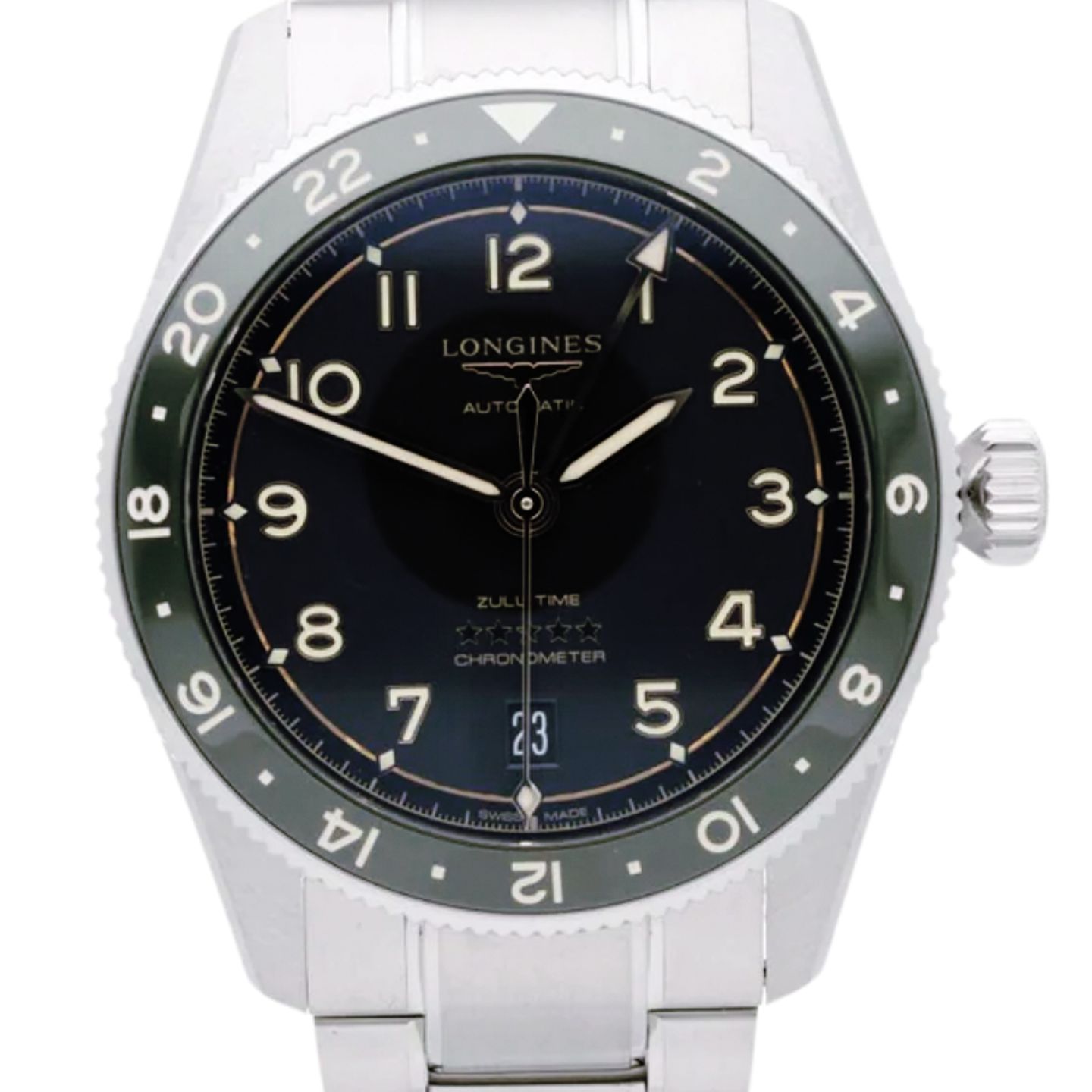 Longines Spirit L3.802.4.63.6 (2026) - Black dial 39 mm Steel case (1/7)