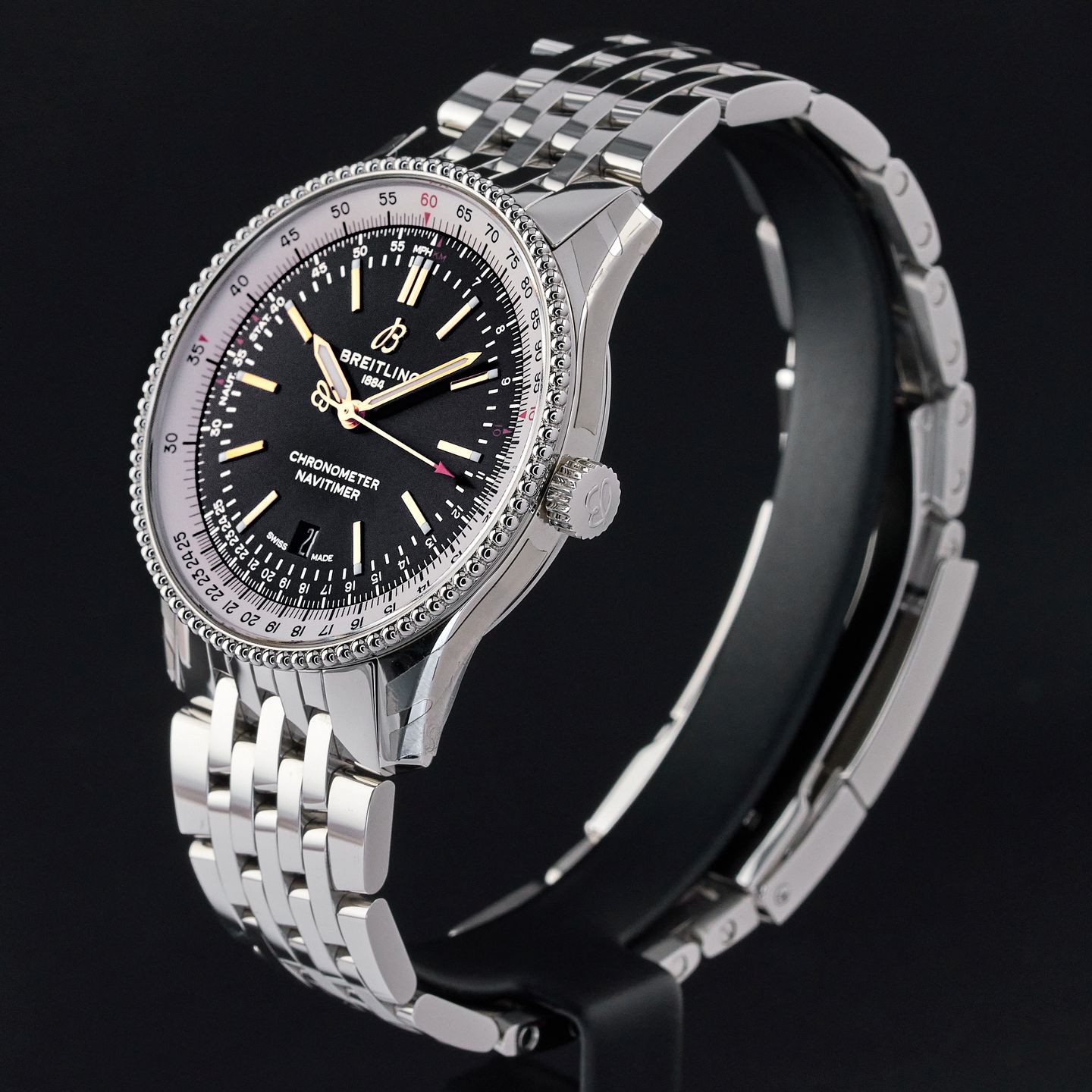 Breitling Navitimer A17326211B1A1 (2020) - Zwart wijzerplaat 41mm Staal (4/8)