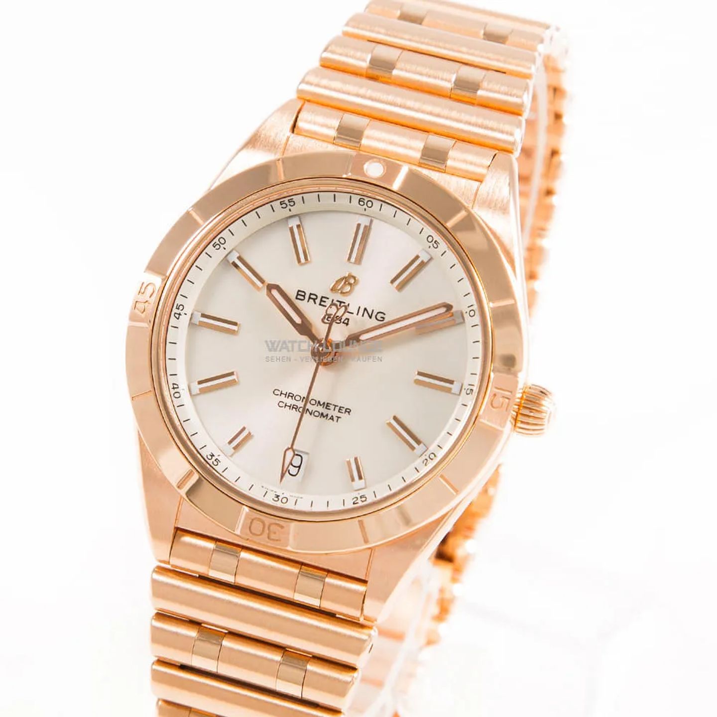 Breitling Chronomat 36 R10380101A1R1 (2026) - White dial 36 mm Red Gold case (1/8)