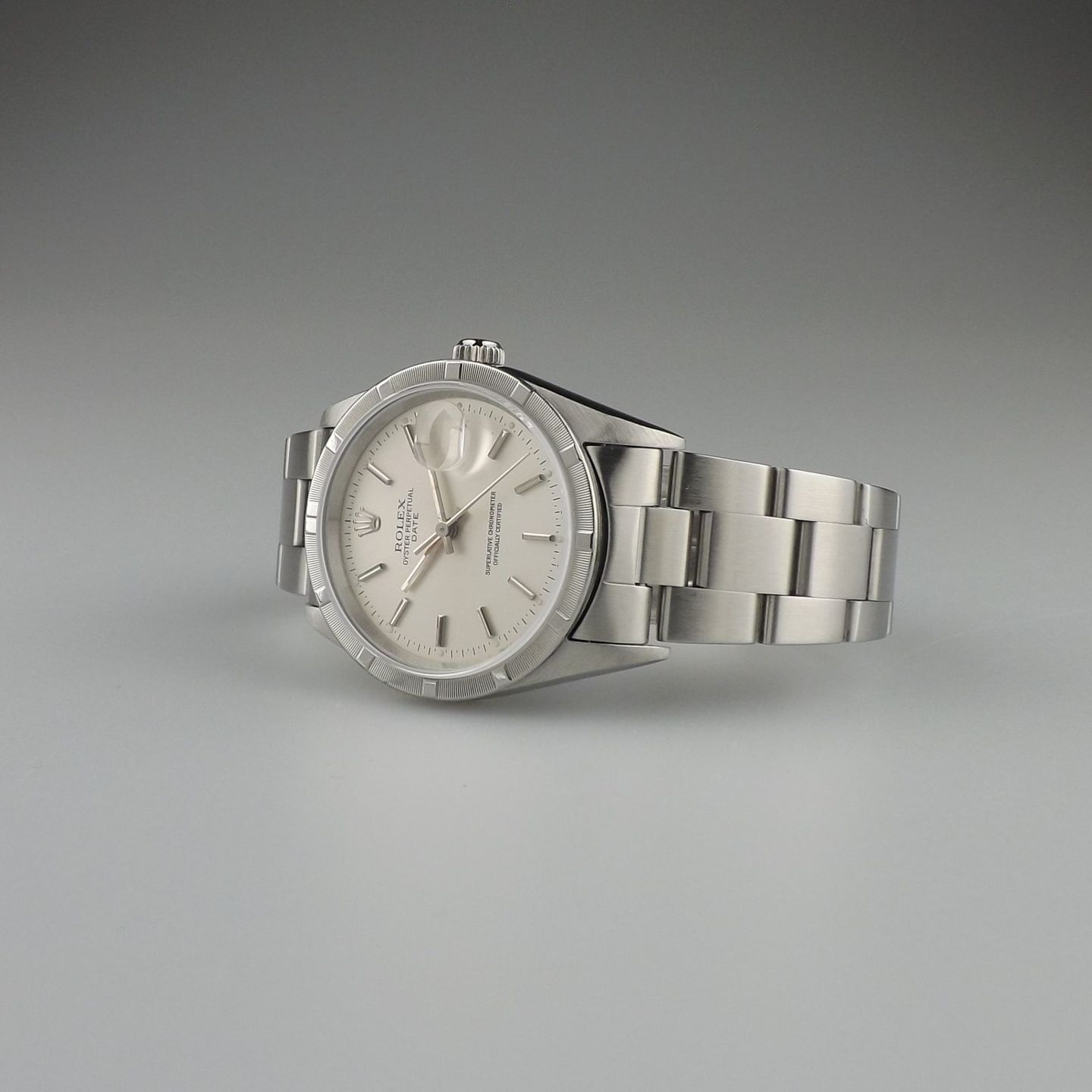 Rolex Oyster Perpetual Date 15210 (1991) - 34mm Staal (4/8)