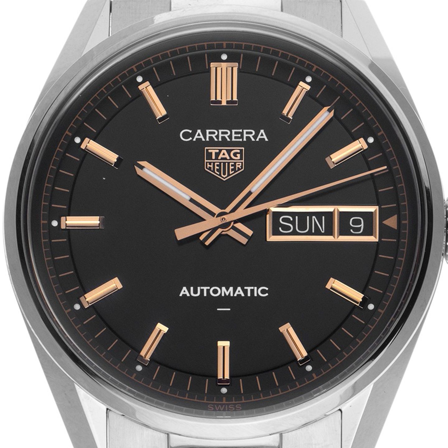 TAG Heuer Carrera WDA2111.BA0043 (2025) - Black dial 41 mm Steel case (1/7)