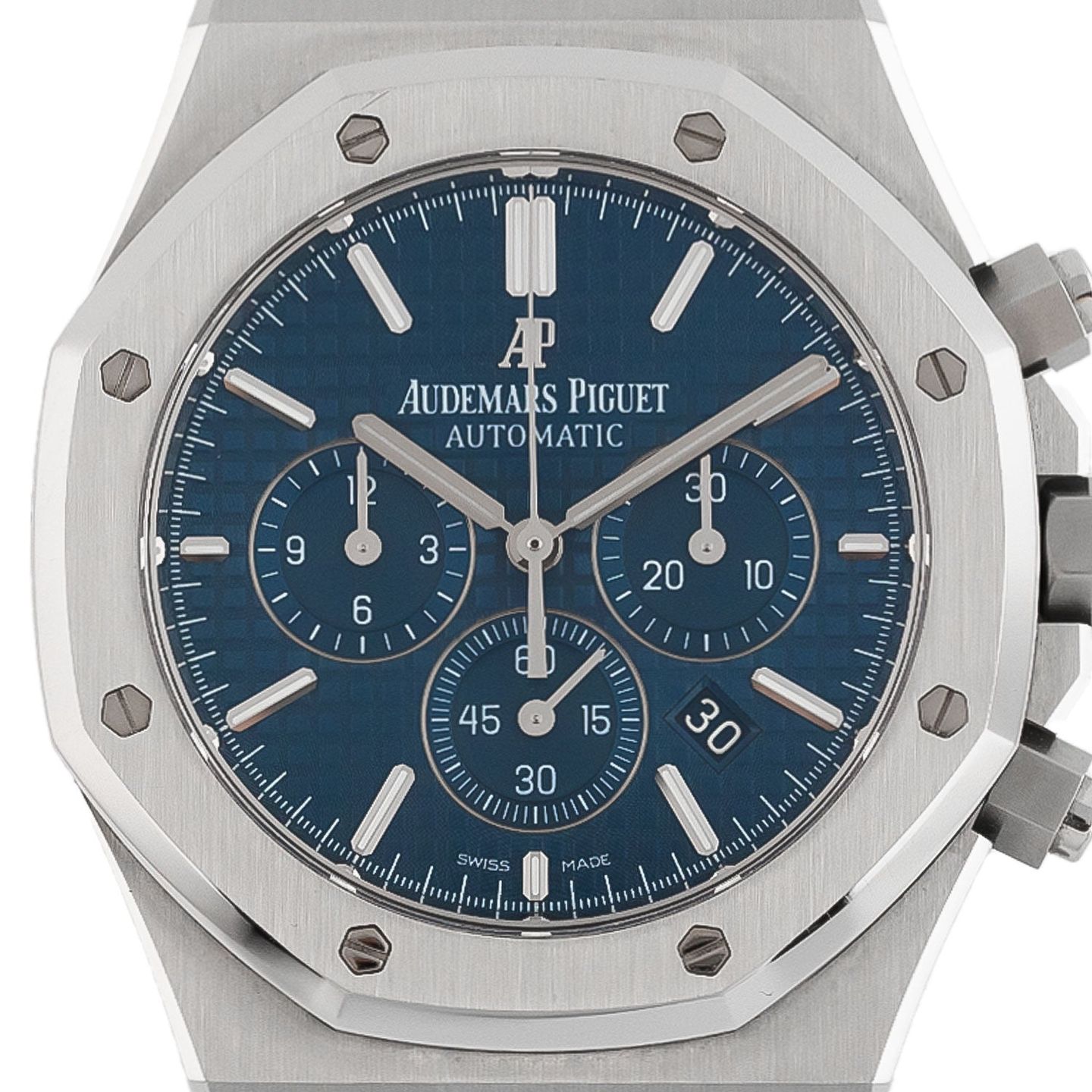 Audemars Piguet Royal Oak Chronograph 26320ST.OO.1220ST.03 (2015) - Blauw wijzerplaat 41mm Staal (2/5)