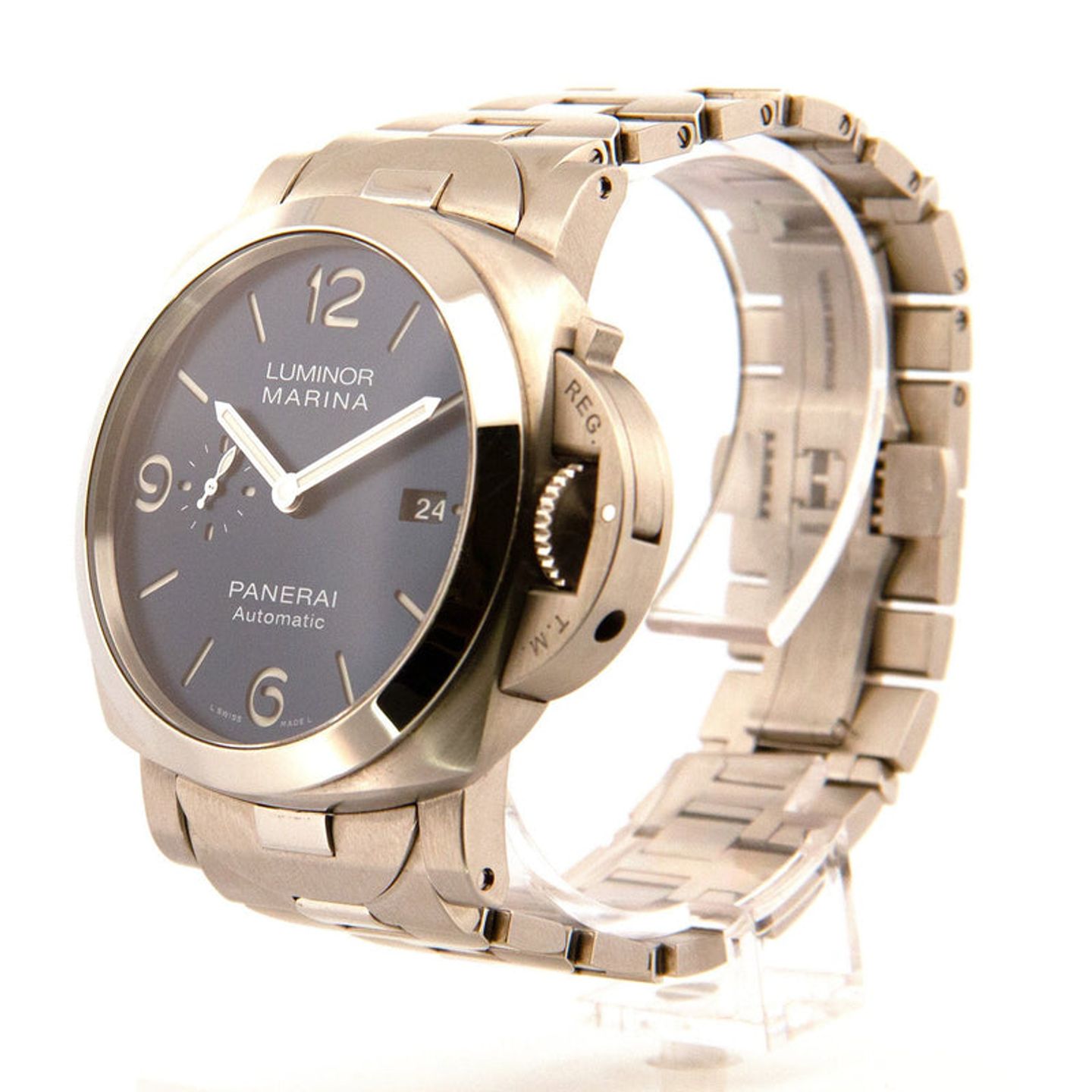 Panerai Luminor Marina PAM01316 (2021) - Blue dial 44 mm Steel case (5/5)