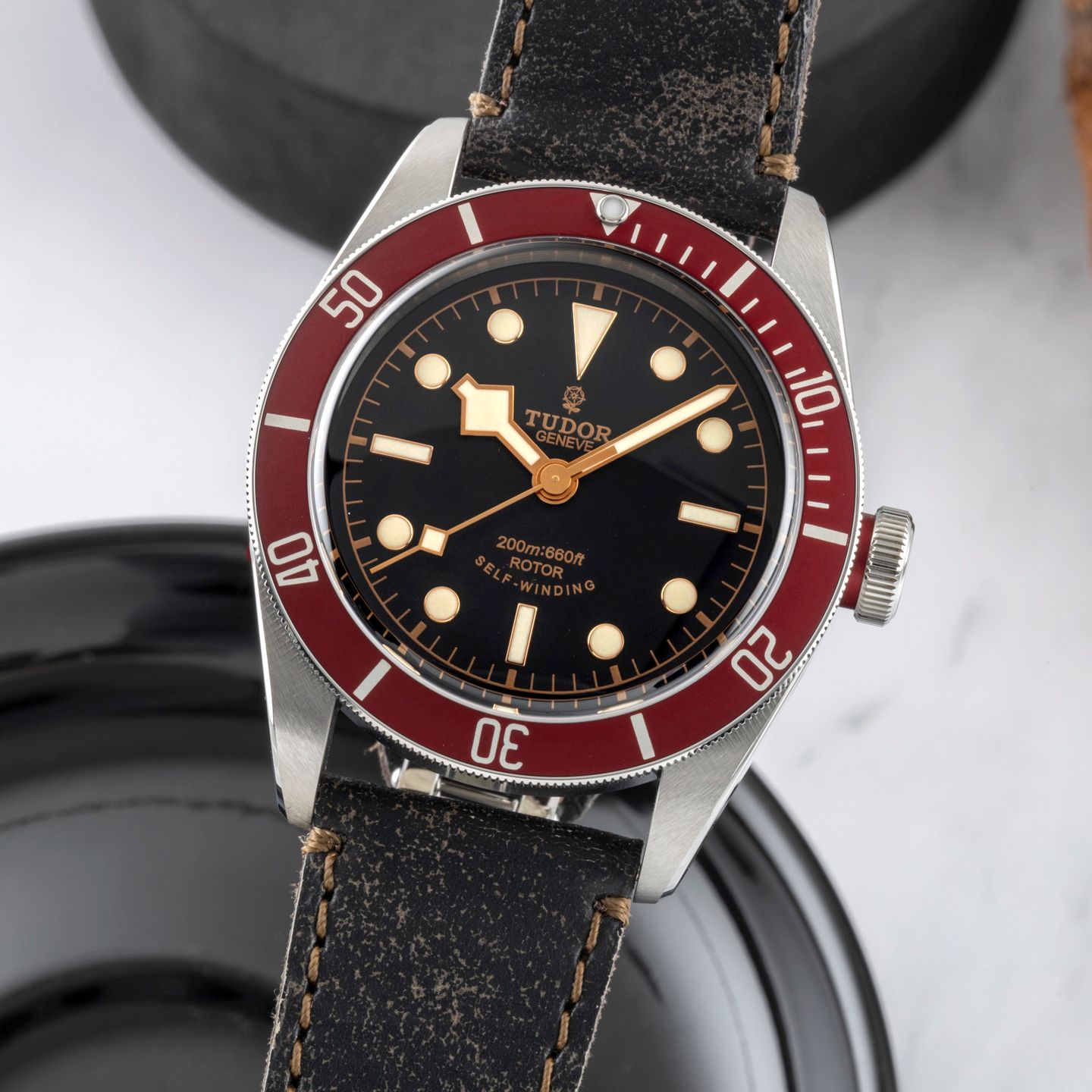 Tudor Black Bay 79220R (Onbekend (willekeurig serienummer)) - Zwart wijzerplaat 41mm Staal (3/8)
