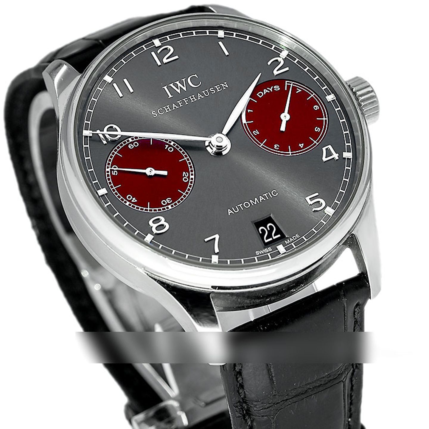 IWC Portuguese Automatic IW500126 (2013) - Grey dial 42 mm Steel case (3/5)