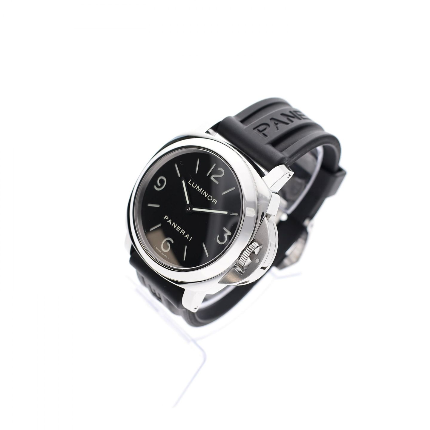 Panerai Luminor Base PAM00112 (2007) - Black dial 44 mm Steel case (2/8)