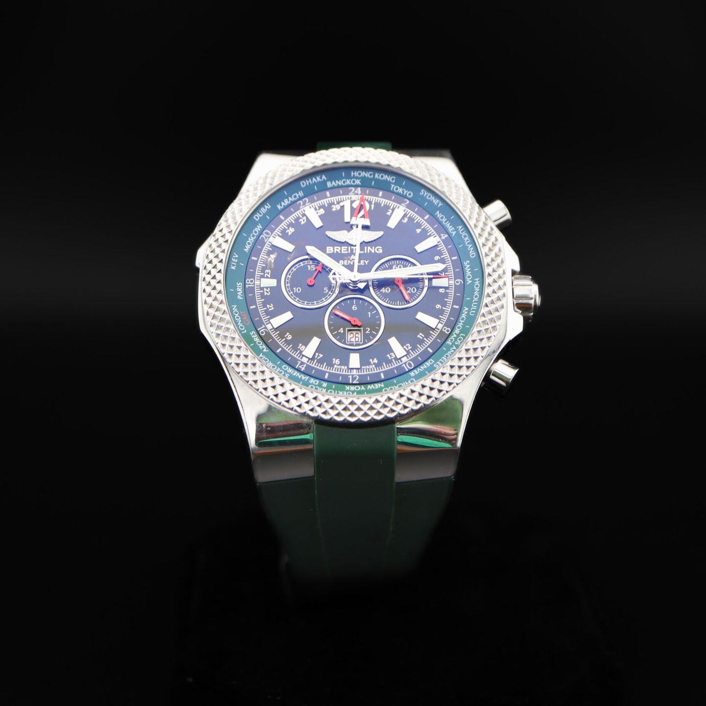 Breitling for Bentley A4736212.B919 (2015) - Zwart wijzerplaat 49mm Staal (2/7)