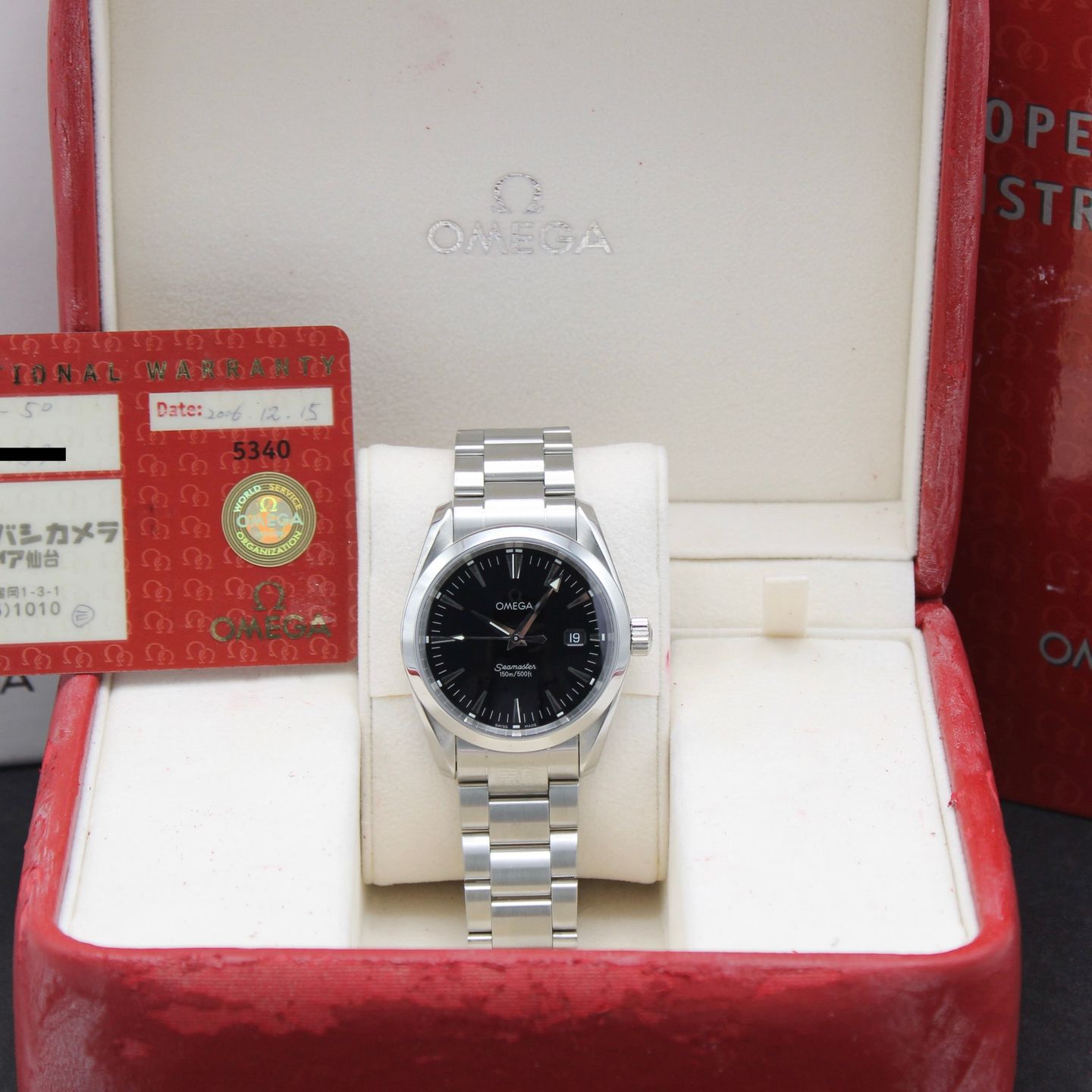Omega Seamaster Aqua Terra 2518.50.00 (2006) - Black dial 36 mm Steel case (3/8)