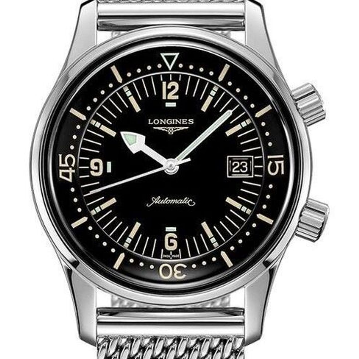 Longines Legend Diver L3.774.4.50.6 (2025) - Black dial 42 mm Steel case (1/1)