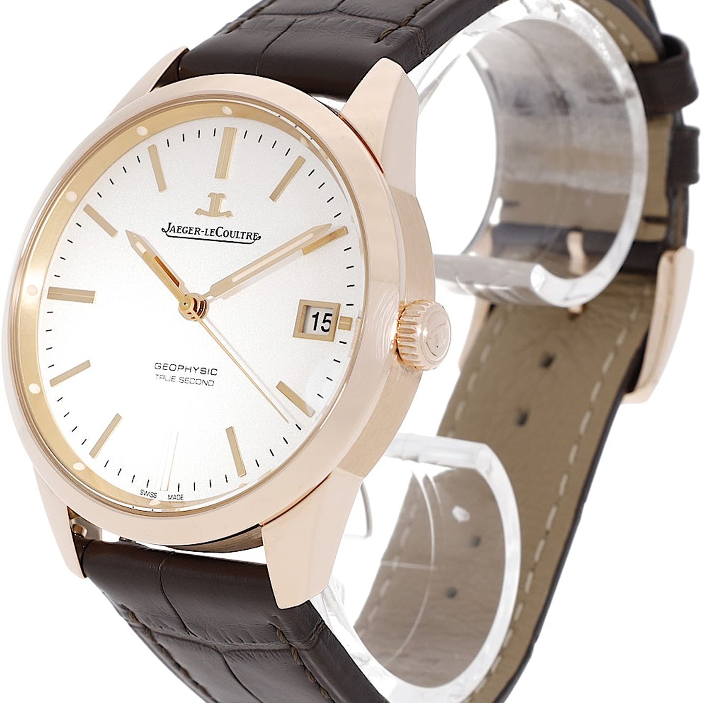 Jaeger-LeCoultre Geophysic Q8012520 (2020) - Zilver wijzerplaat 39mm Roségoud (3/5)