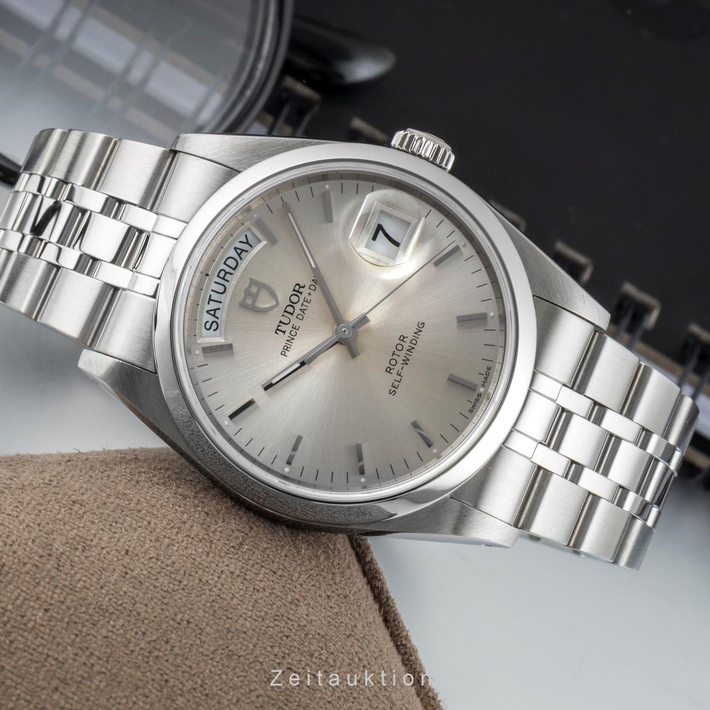 Tudor Prince Date 76200 (2005) - 36mm Staal (2/8)